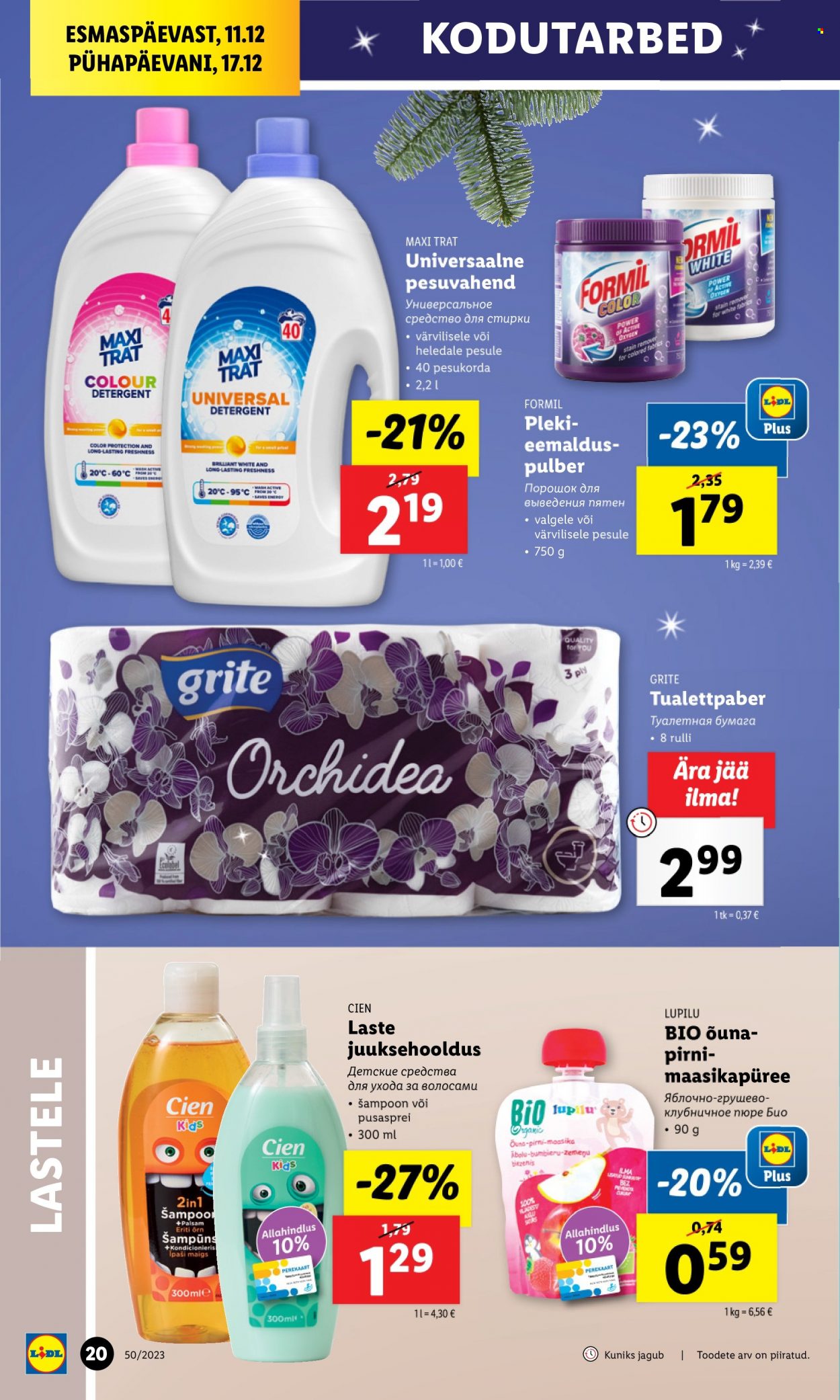 Lidl kliendileht - 11.12.2023 - 17.12.2023. Lehekülg 20