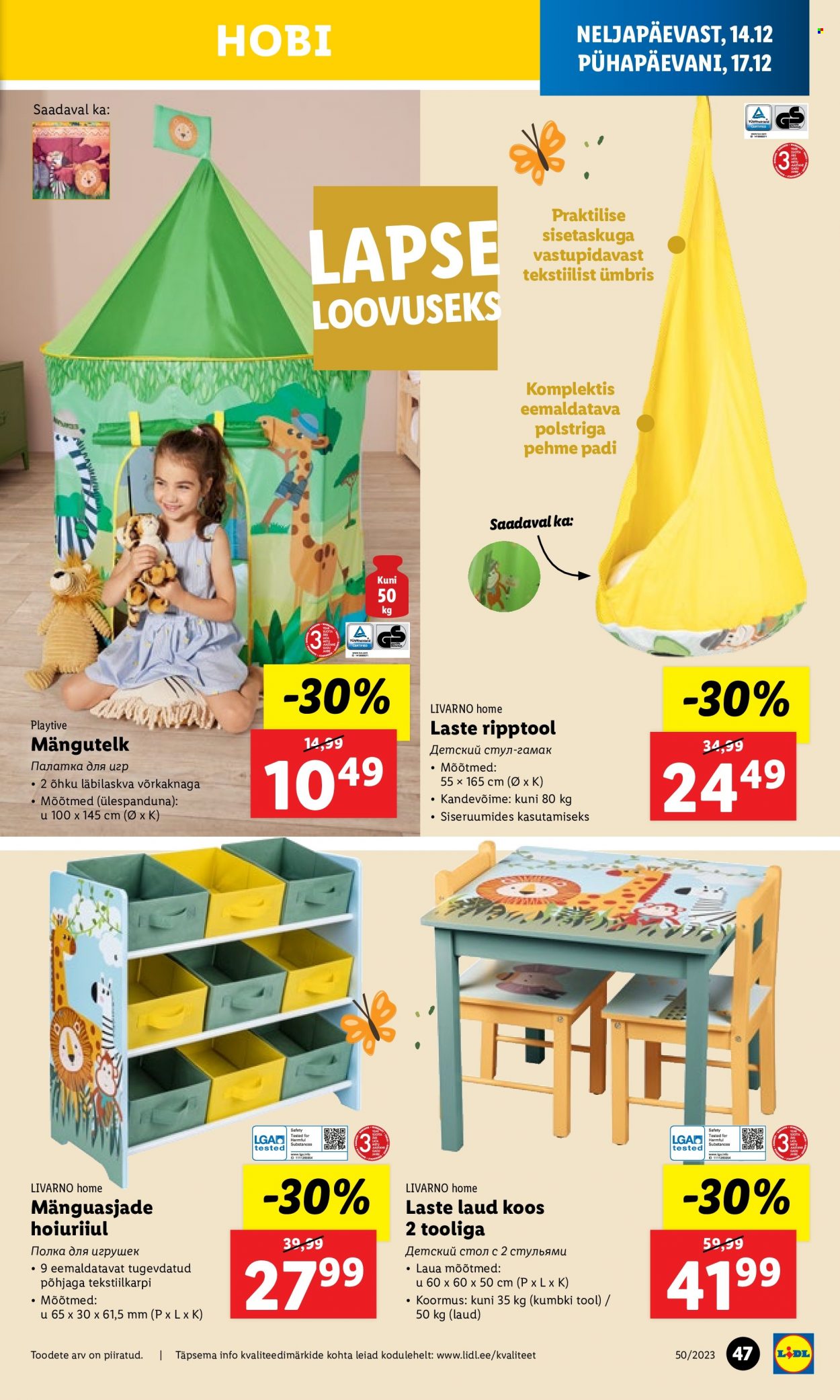 Lidl kliendileht - 11.12.2023 - 17.12.2023. Lehekülg 47