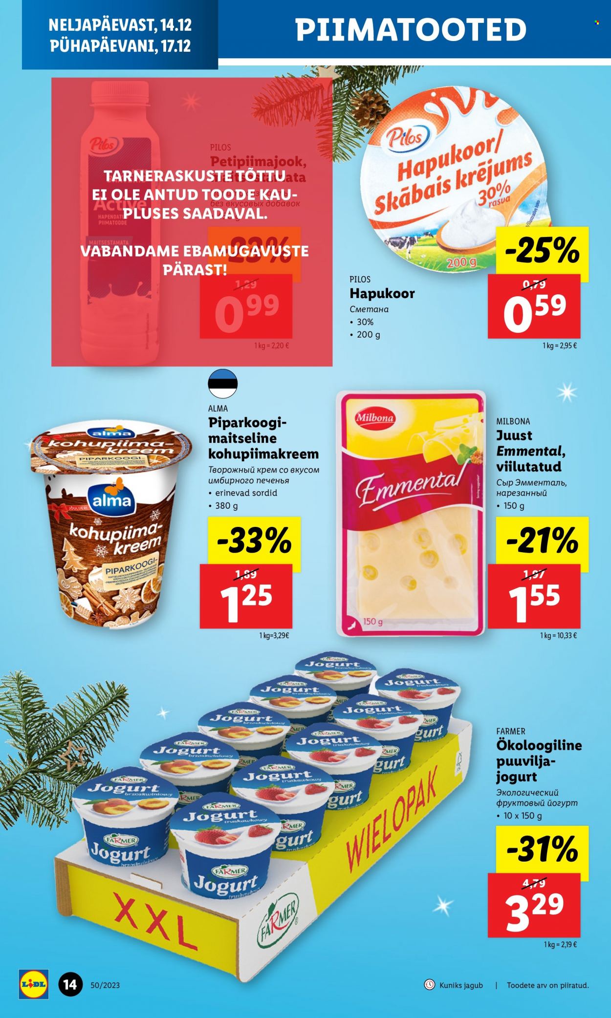 Lidl kliendileht - 14.12.2023 - 17.12.2023. Lehekülg 14