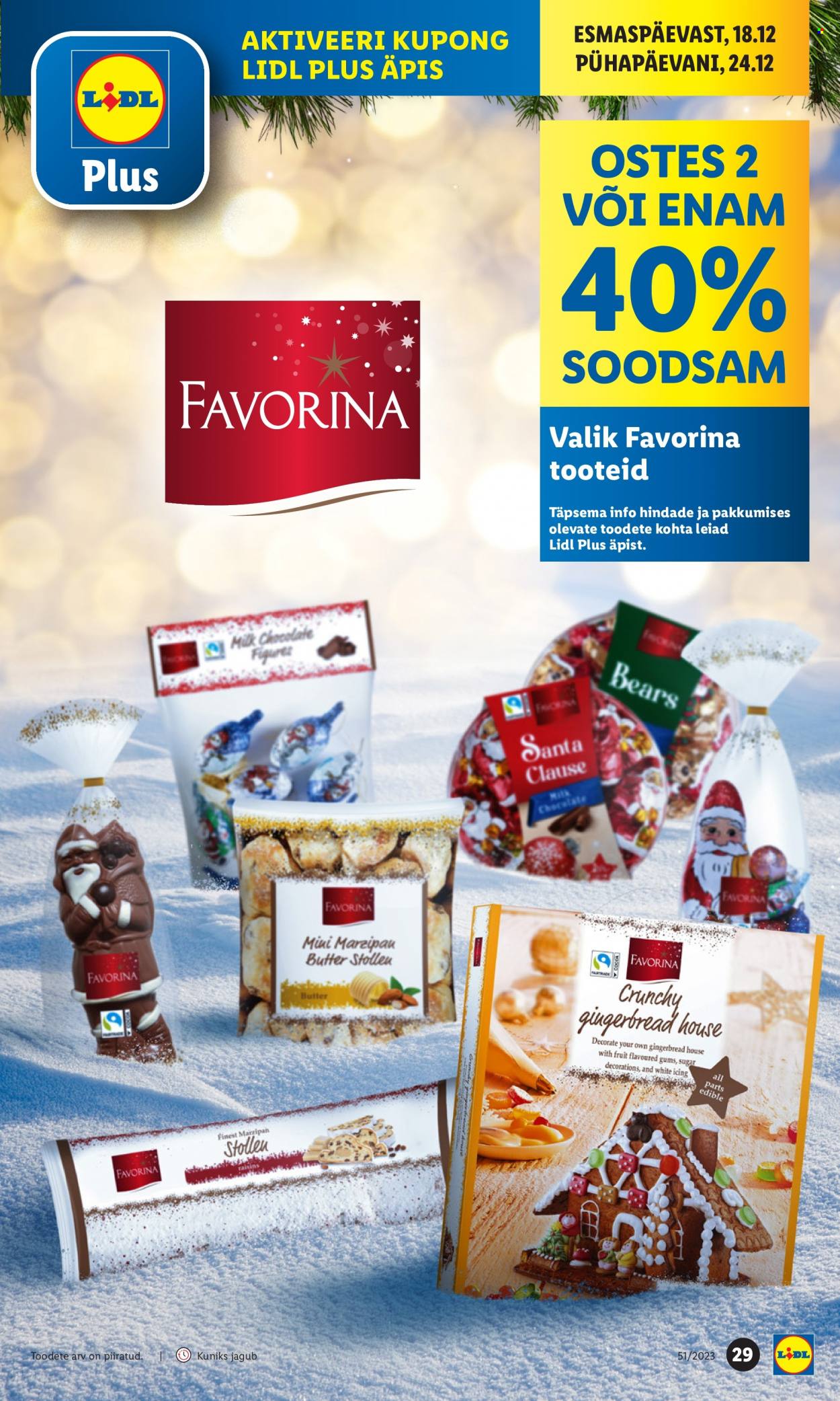 Lidl kliendileht - 18.12.2023 - 24.12.2023. Lehekülg 29