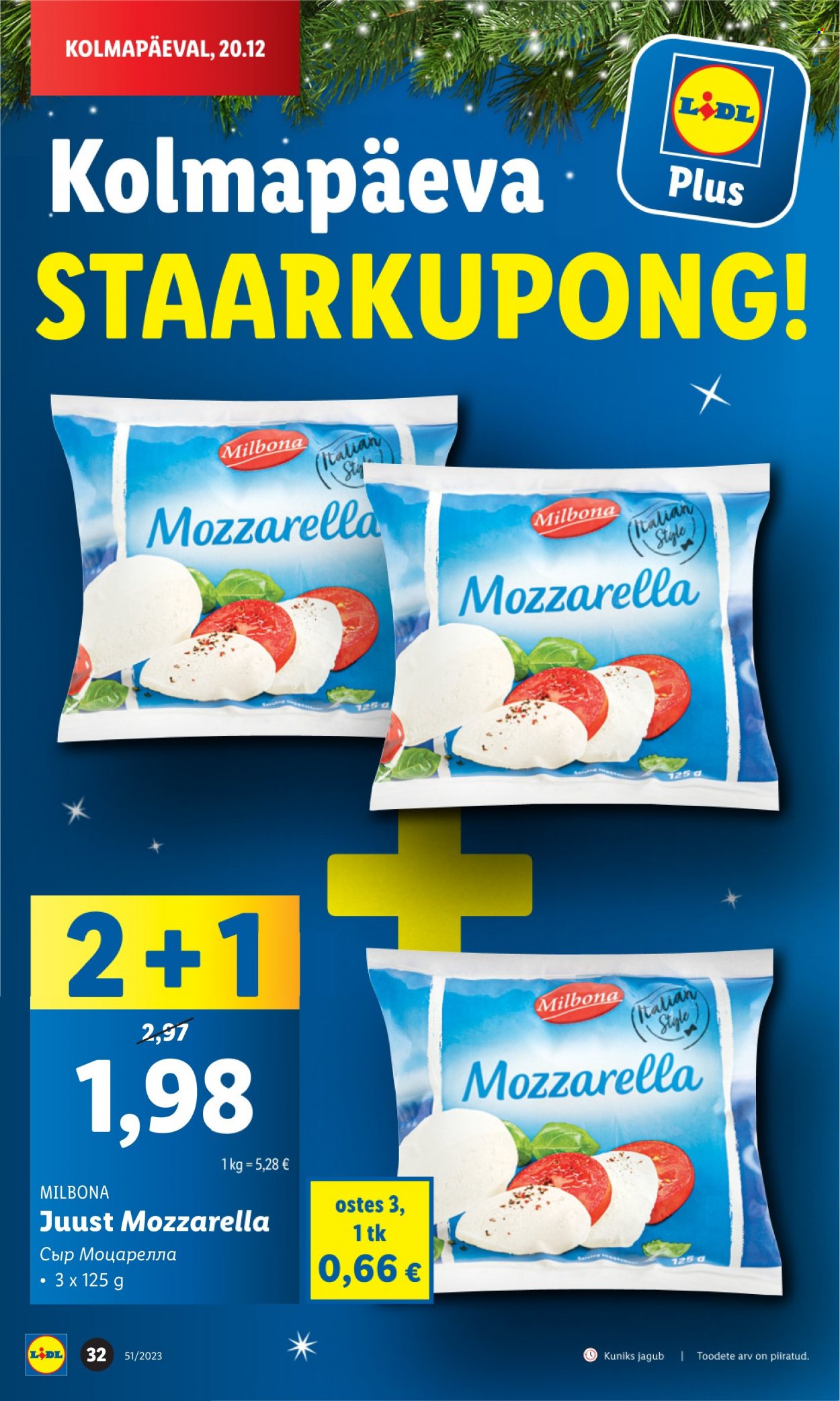 Lidl kliendileht - 18.12.2023 - 24.12.2023. Lehekülg 32