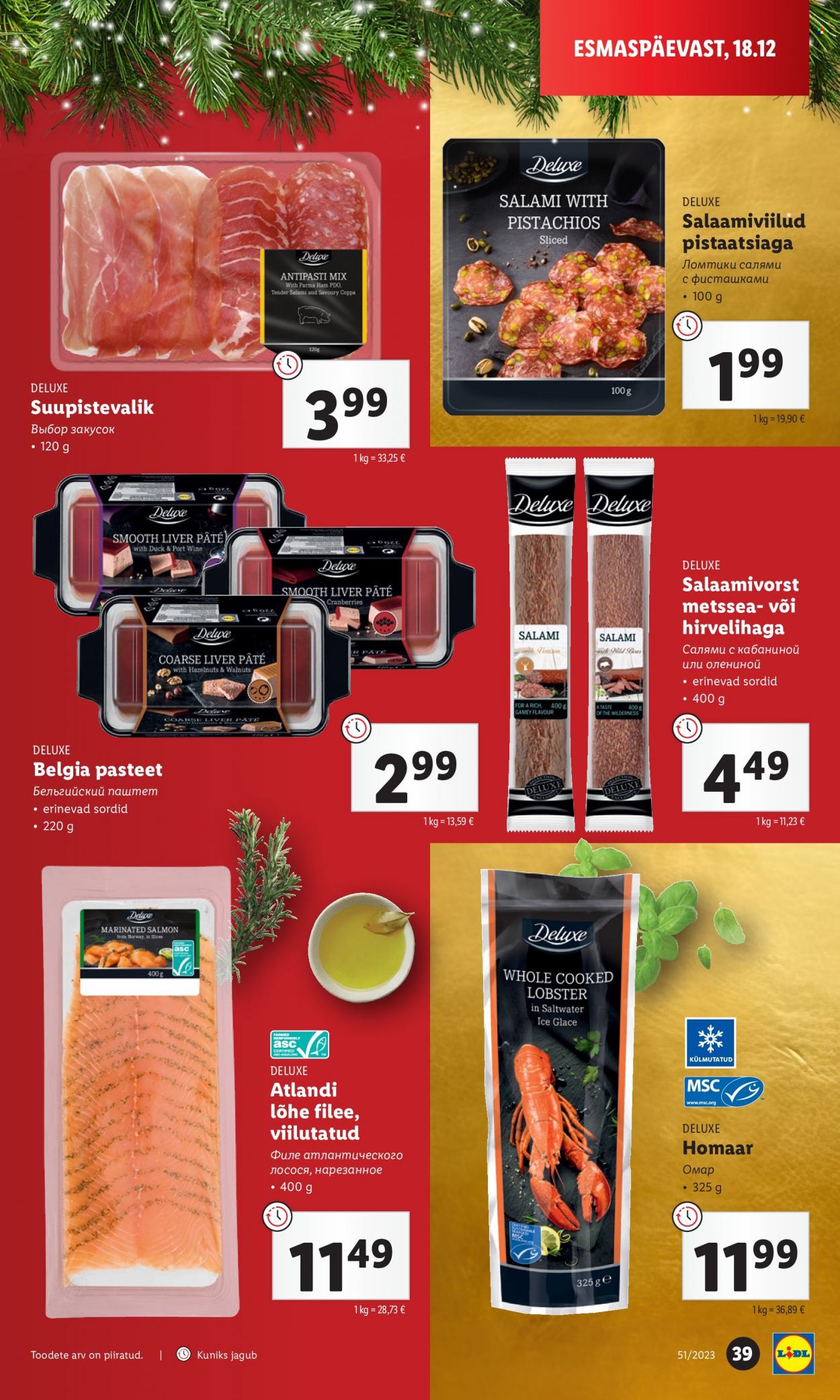 Lidl kliendileht - 18.12.2023 - 24.12.2023. Lehekülg 39