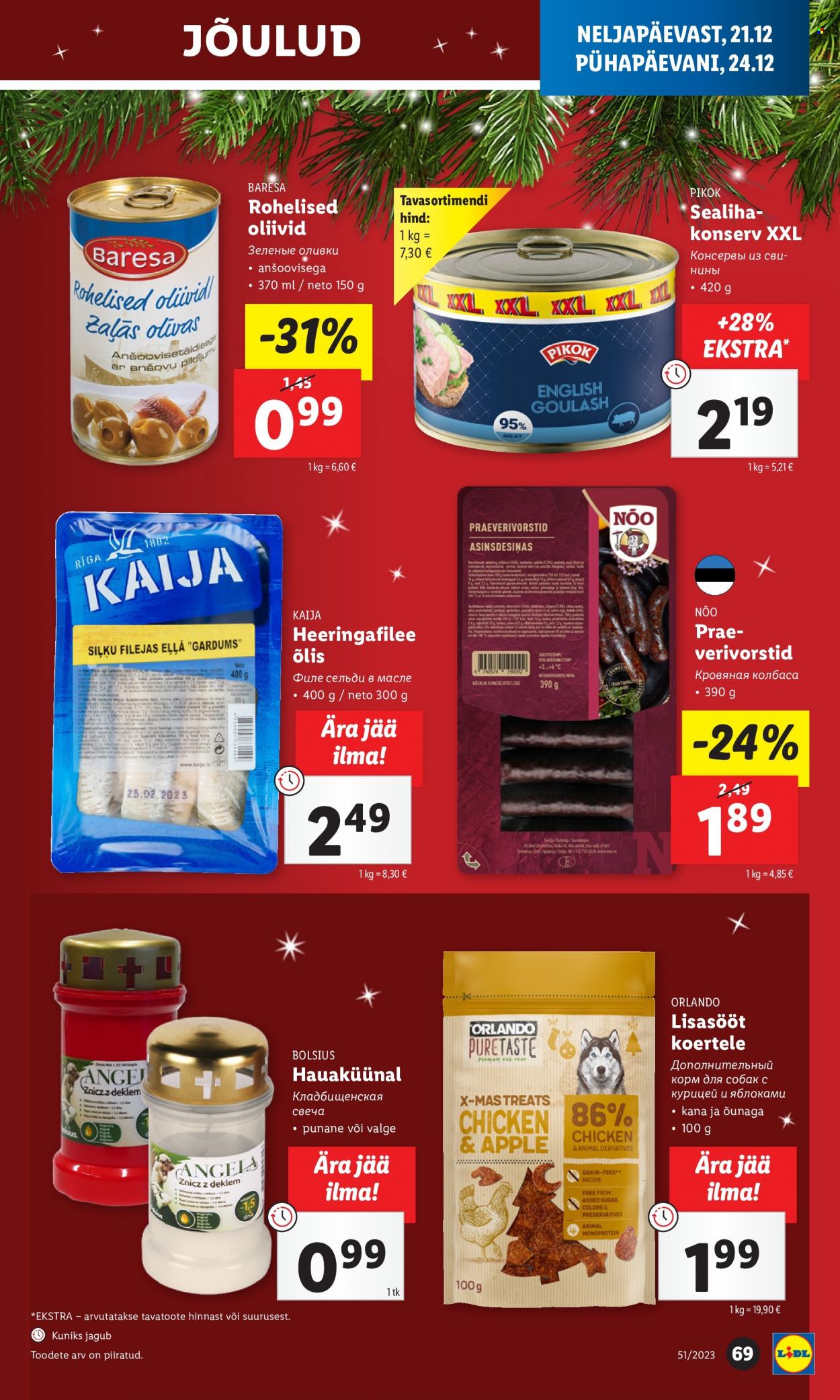 Lidl kliendileht - 18.12.2023 - 24.12.2023. Lehekülg 69