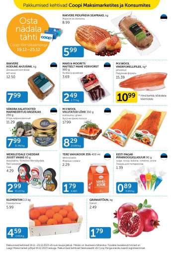 Kaupluse Coop kliendileht - 19.12.2023 - 25.12.2023.