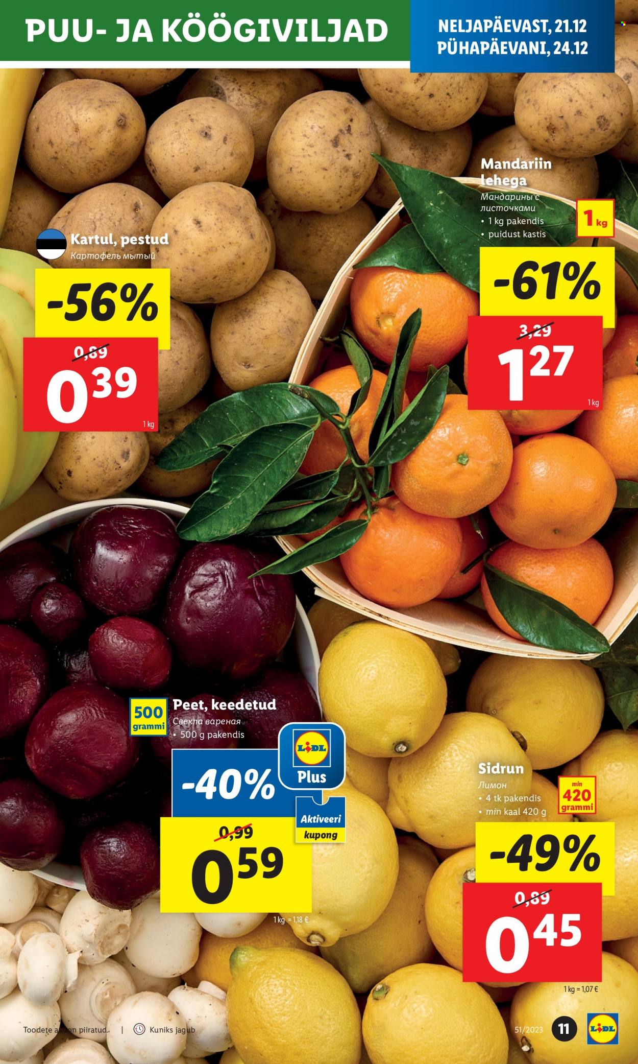 Lidl kliendileht - 21.12.2023 - 24.12.2023. Lehekülg 11