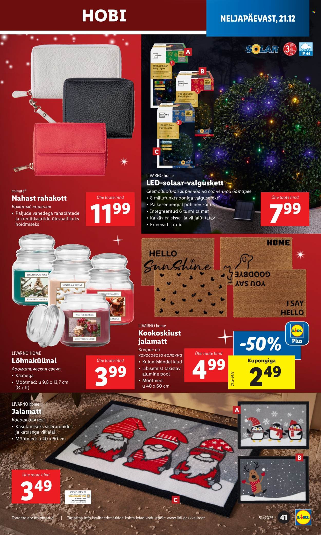 Lidl kliendileht - 21.12.2023 - 24.12.2023. Lehekülg 41