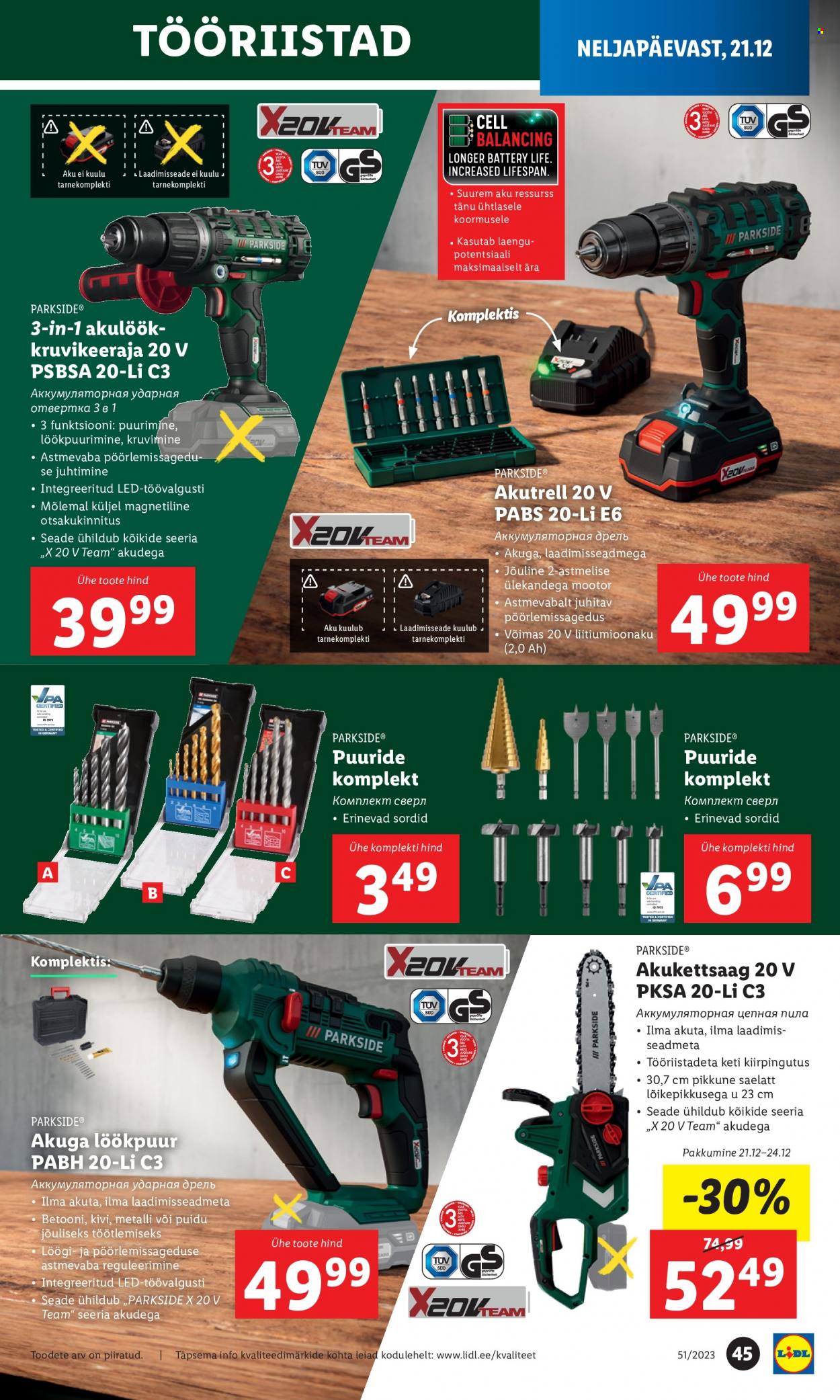 Lidl kliendileht - 21.12.2023 - 24.12.2023. Lehekülg 45