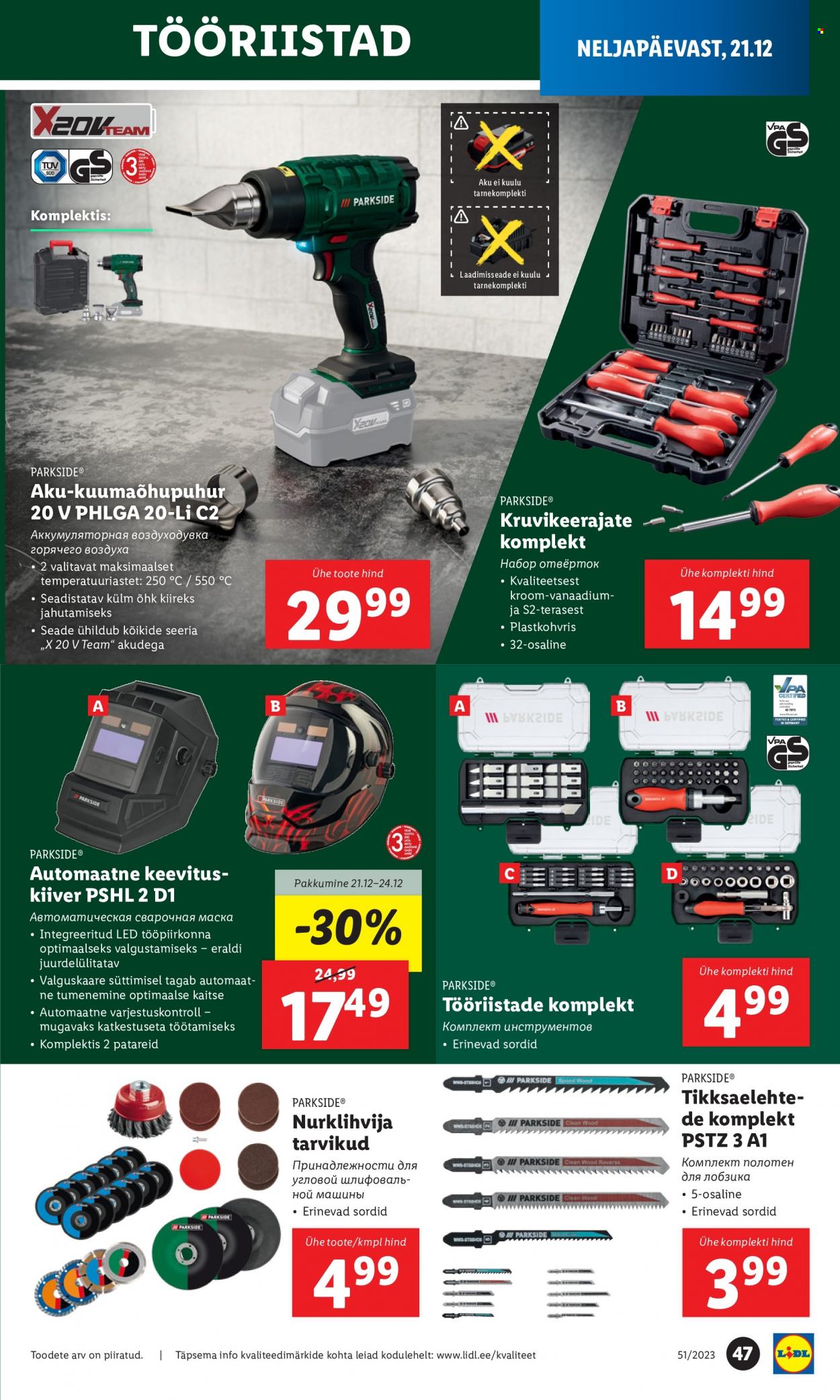Lidl kliendileht - 21.12.2023 - 24.12.2023. Lehekülg 47