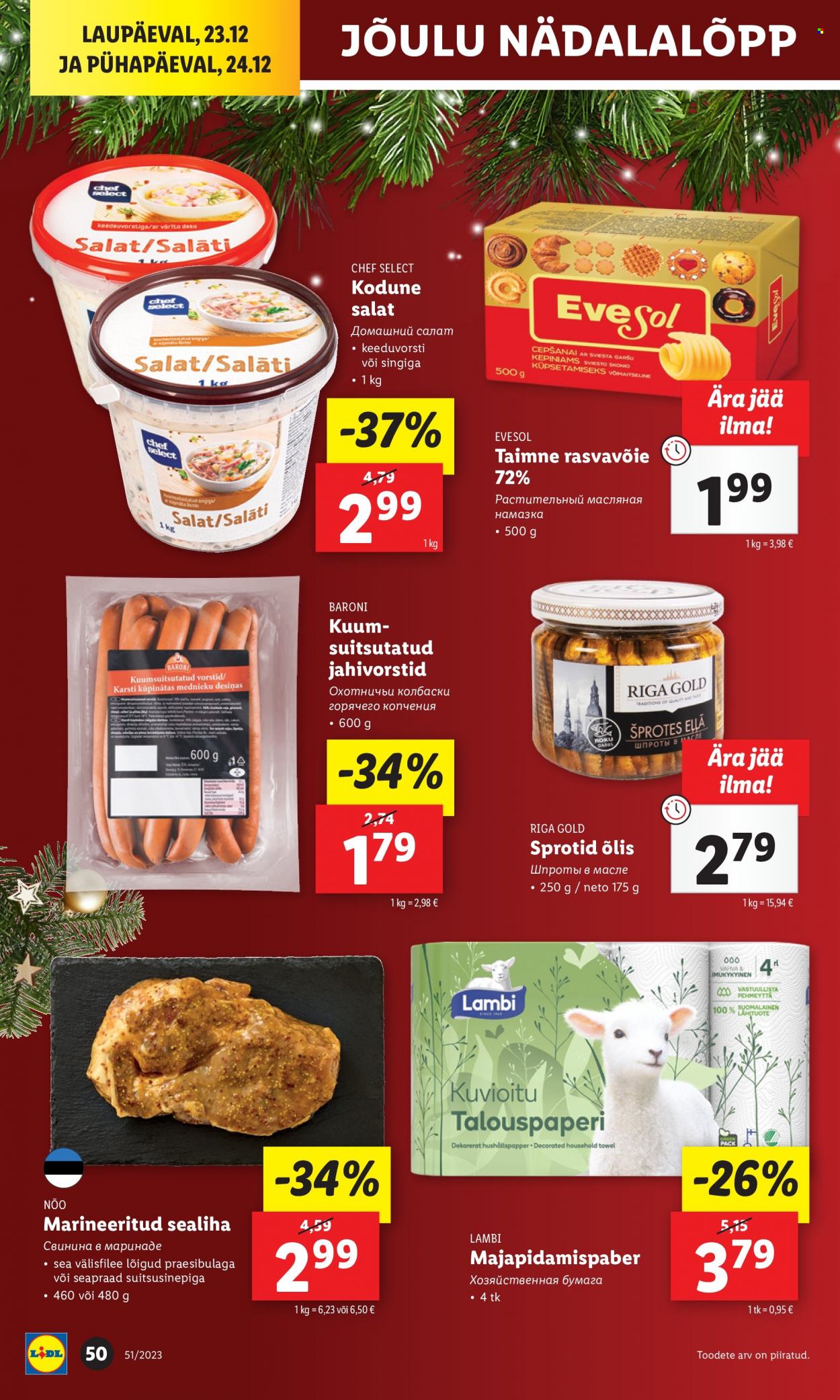 Lidl kliendileht - 21.12.2023 - 24.12.2023. Lehekülg 50