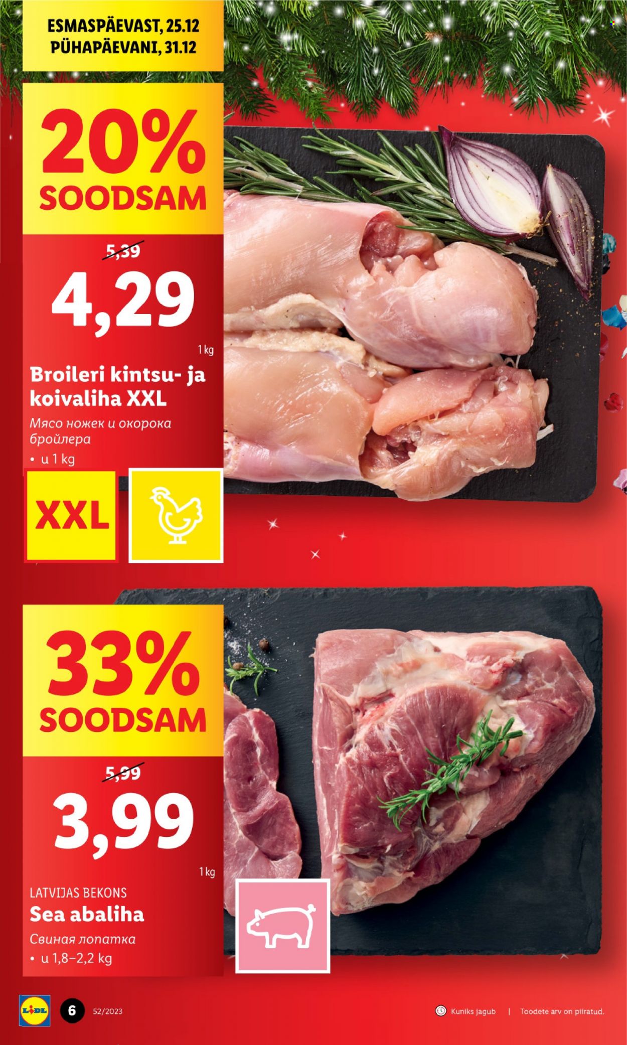 Lidl kliendileht - 25.12.2023 - 31.12.2023. Lehekülg 6