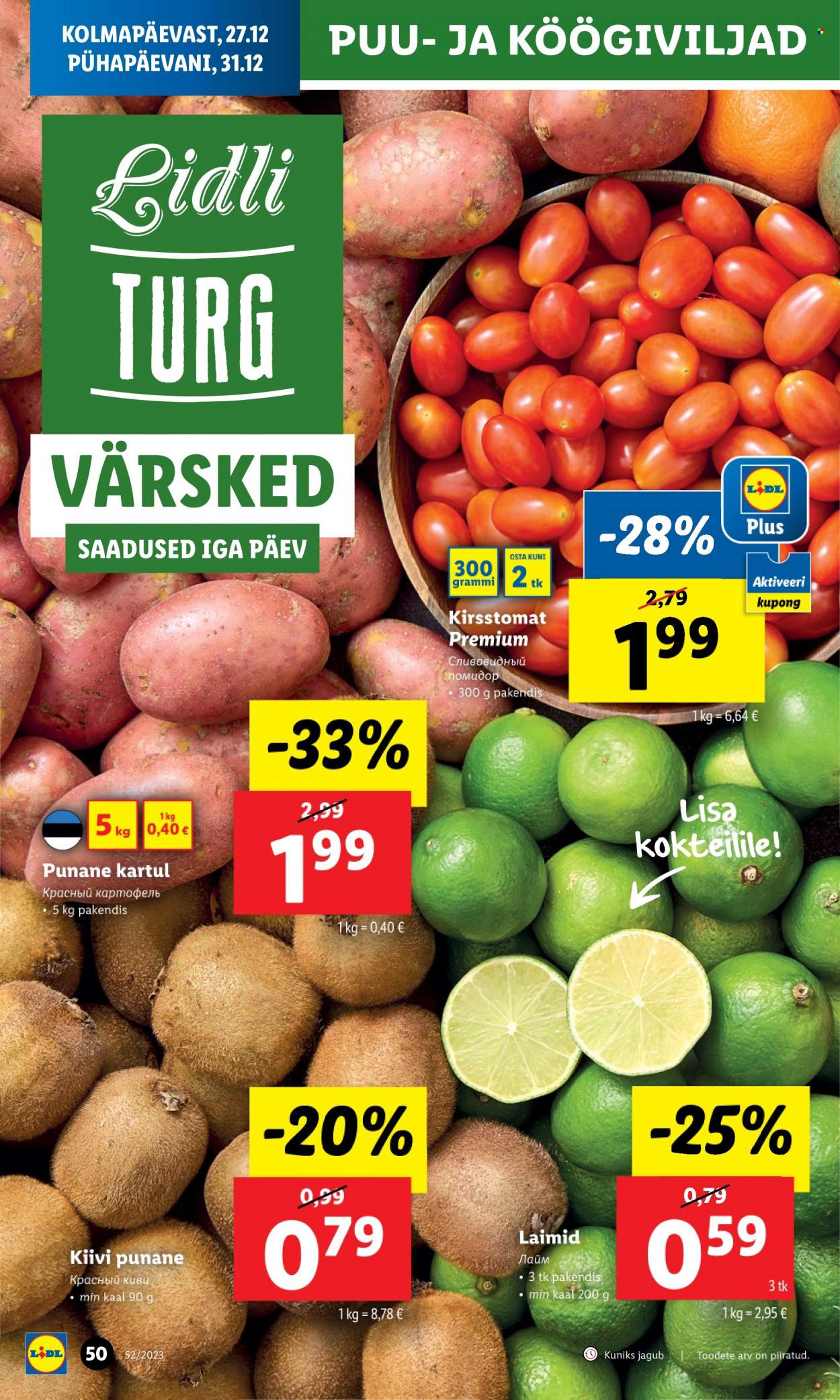 Lidl kliendileht - 25.12.2023 - 31.12.2023. Lehekülg 50