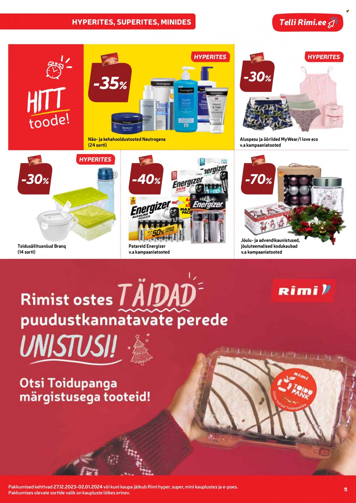 Rimi kliendileht - 27.12.2023 - 02.01.2024. Lehekülg 11