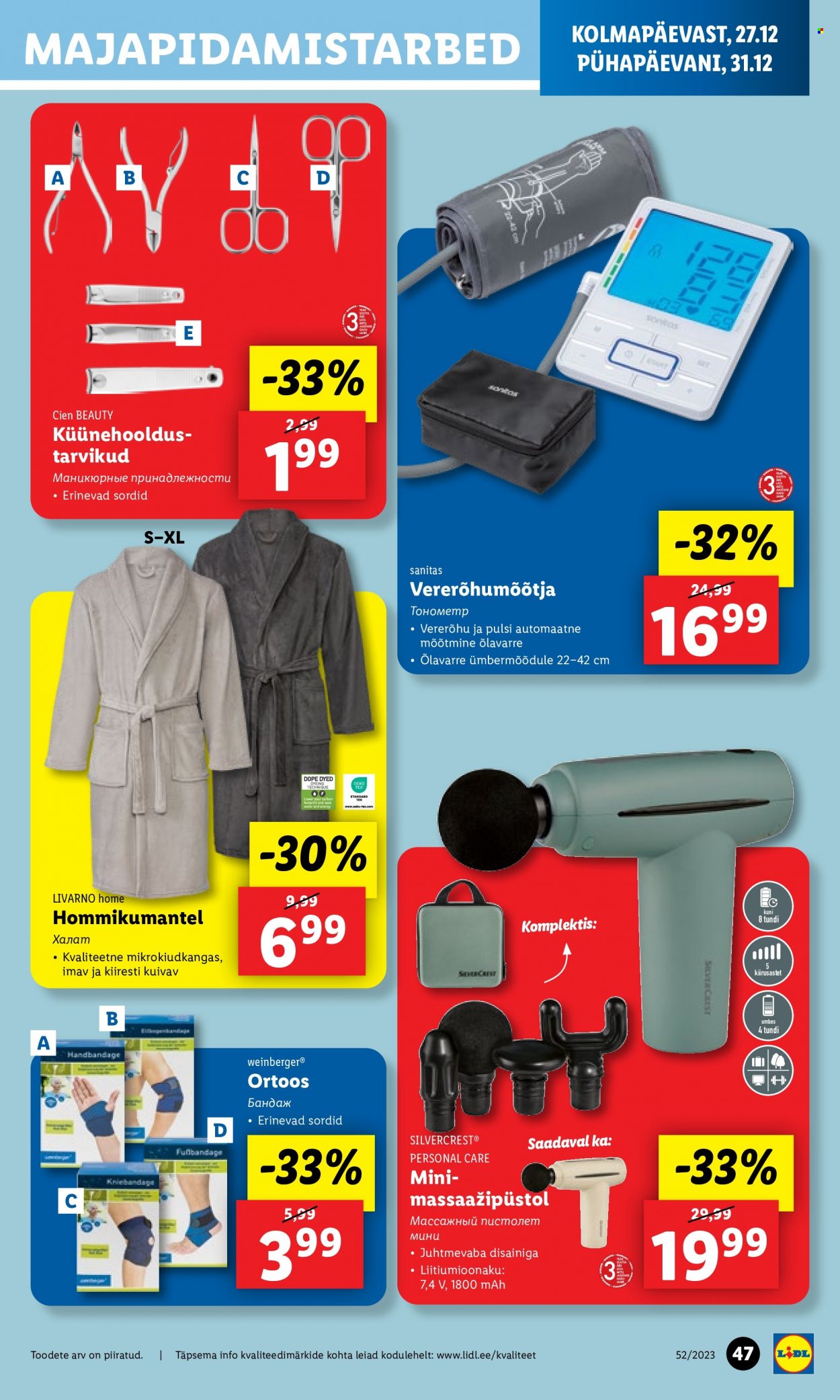 Lidl kliendileht - 27.12.2023 - 31.12.2023. Lehekülg 47