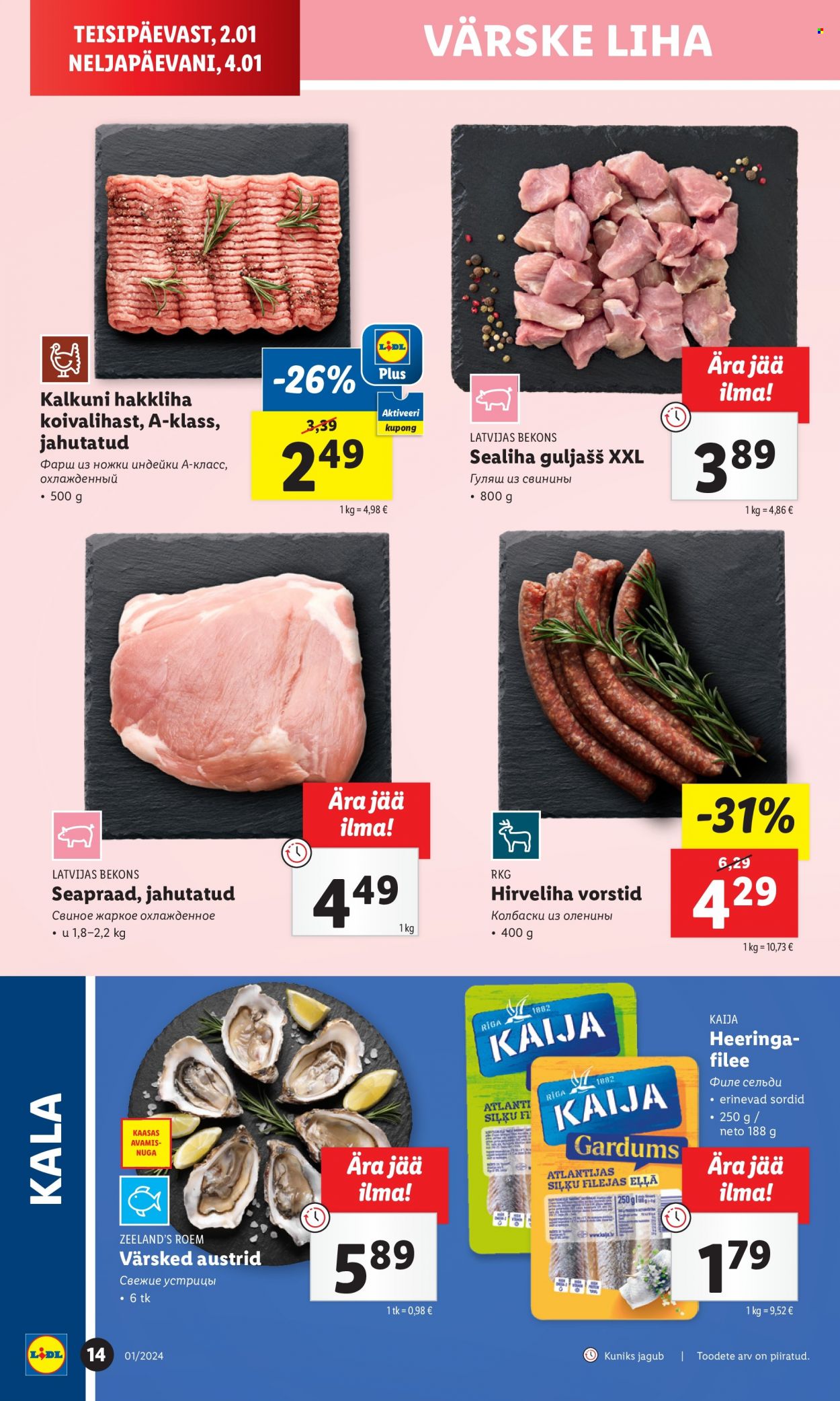 Lidl kliendileht - 02.01.2024 - 07.01.2024. Lehekülg 14