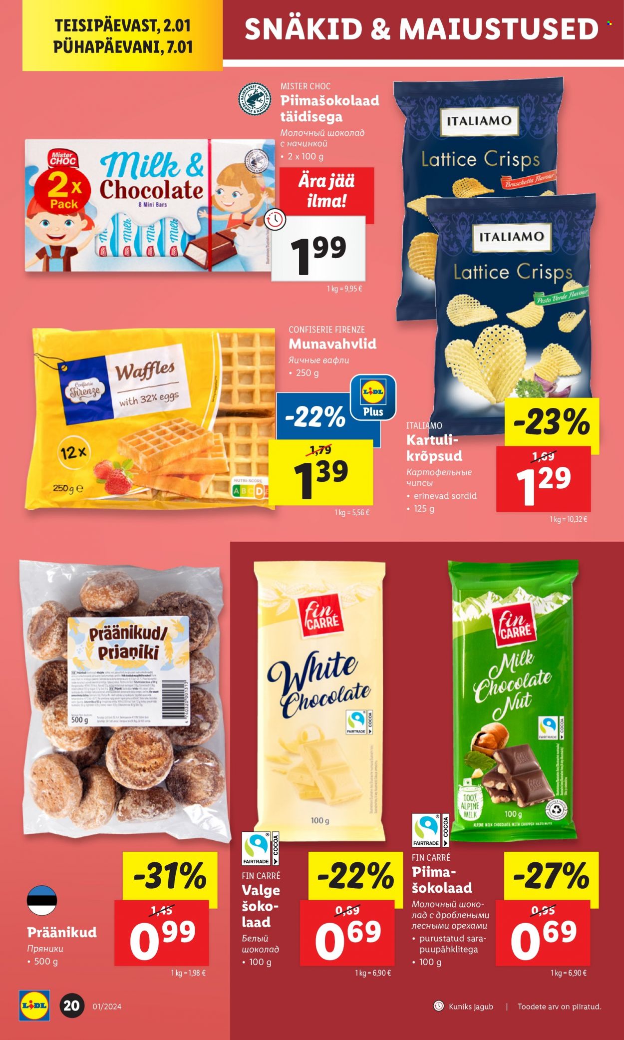 Lidl kliendileht - 02.01.2024 - 07.01.2024. Lehekülg 20
