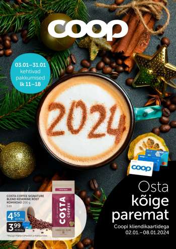 Kaupluse Coop kliendileht - 02.01.2024 - 08.01.2024.