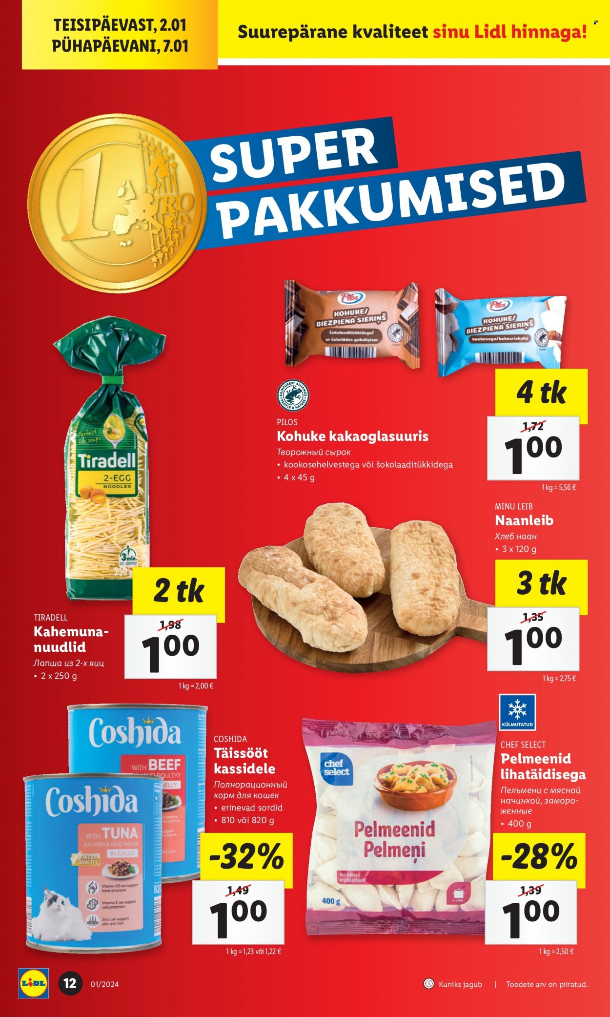 Lidl kliendileht - 04.01.2024 - 07.01.2024. Lehekülg 12
