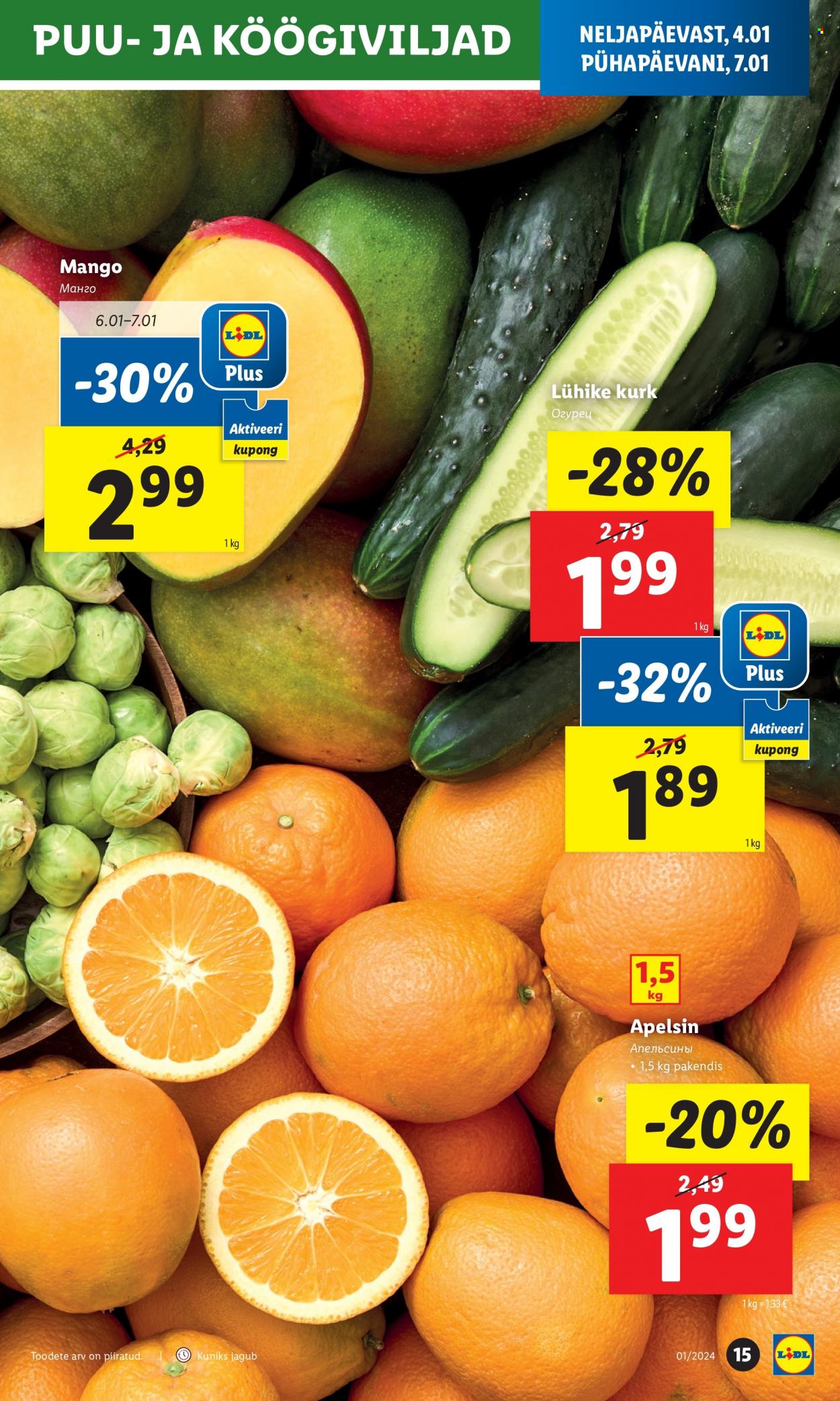 Lidl kliendileht - 04.01.2024 - 07.01.2024. Lehekülg 15