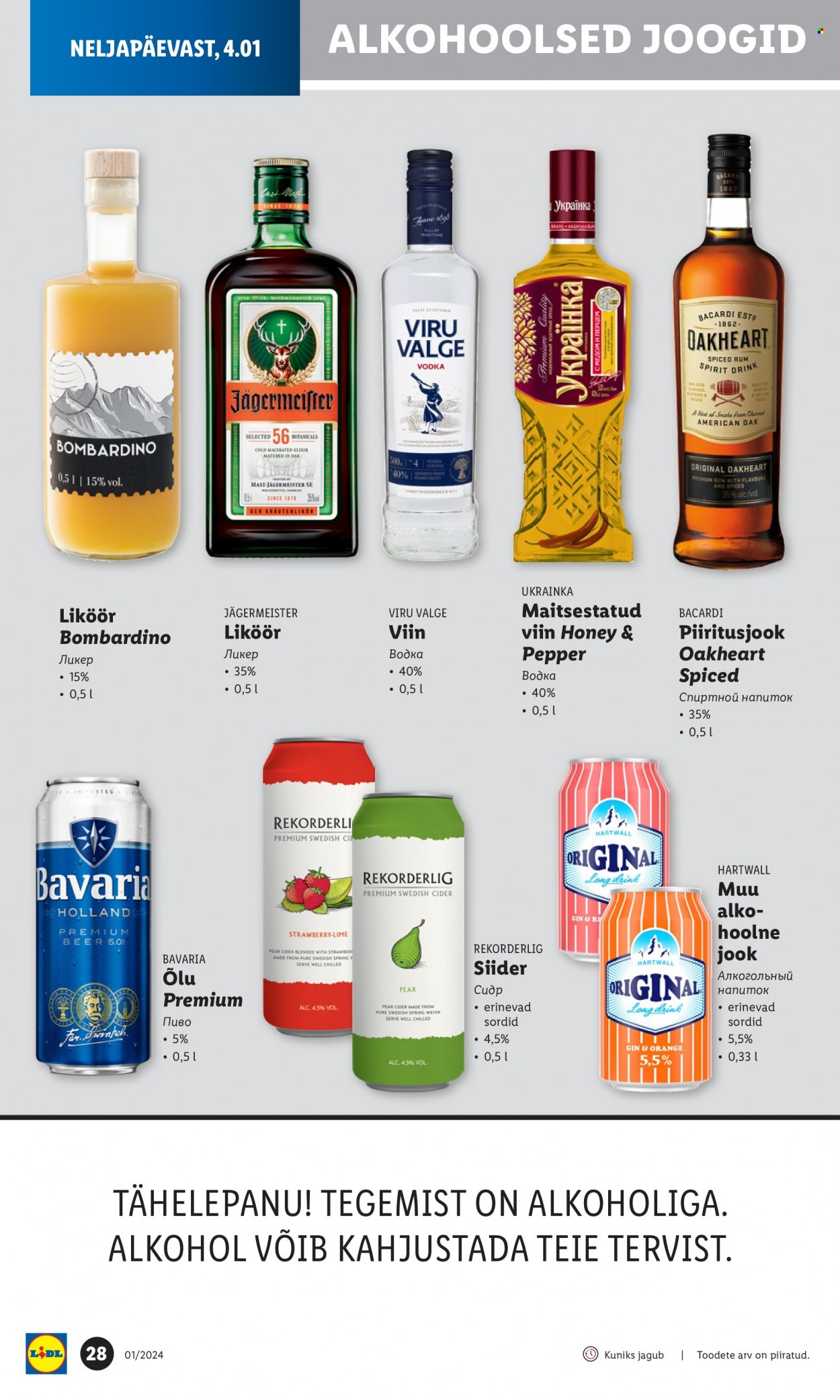 Lidl kliendileht - 04.01.2024 - 07.01.2024. Lehekülg 28