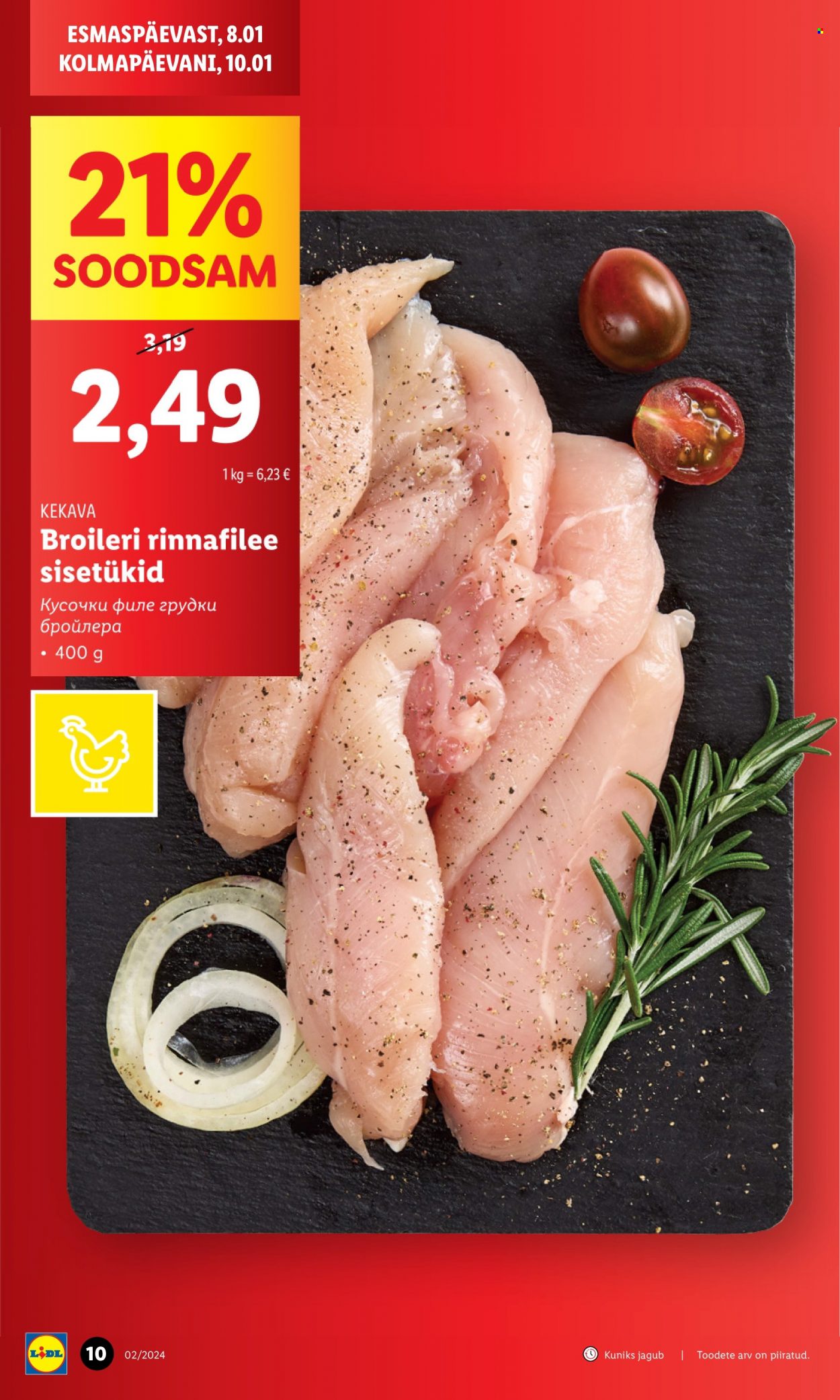 Lidl kliendileht - 08.01.2024 - 14.01.2024. Lehekülg 10