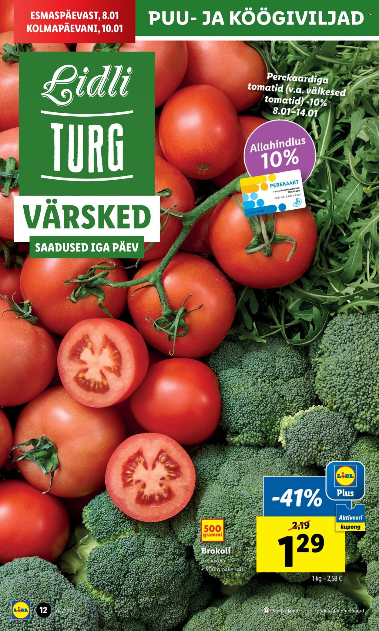 Lidl kliendileht - 08.01.2024 - 14.01.2024. Lehekülg 12