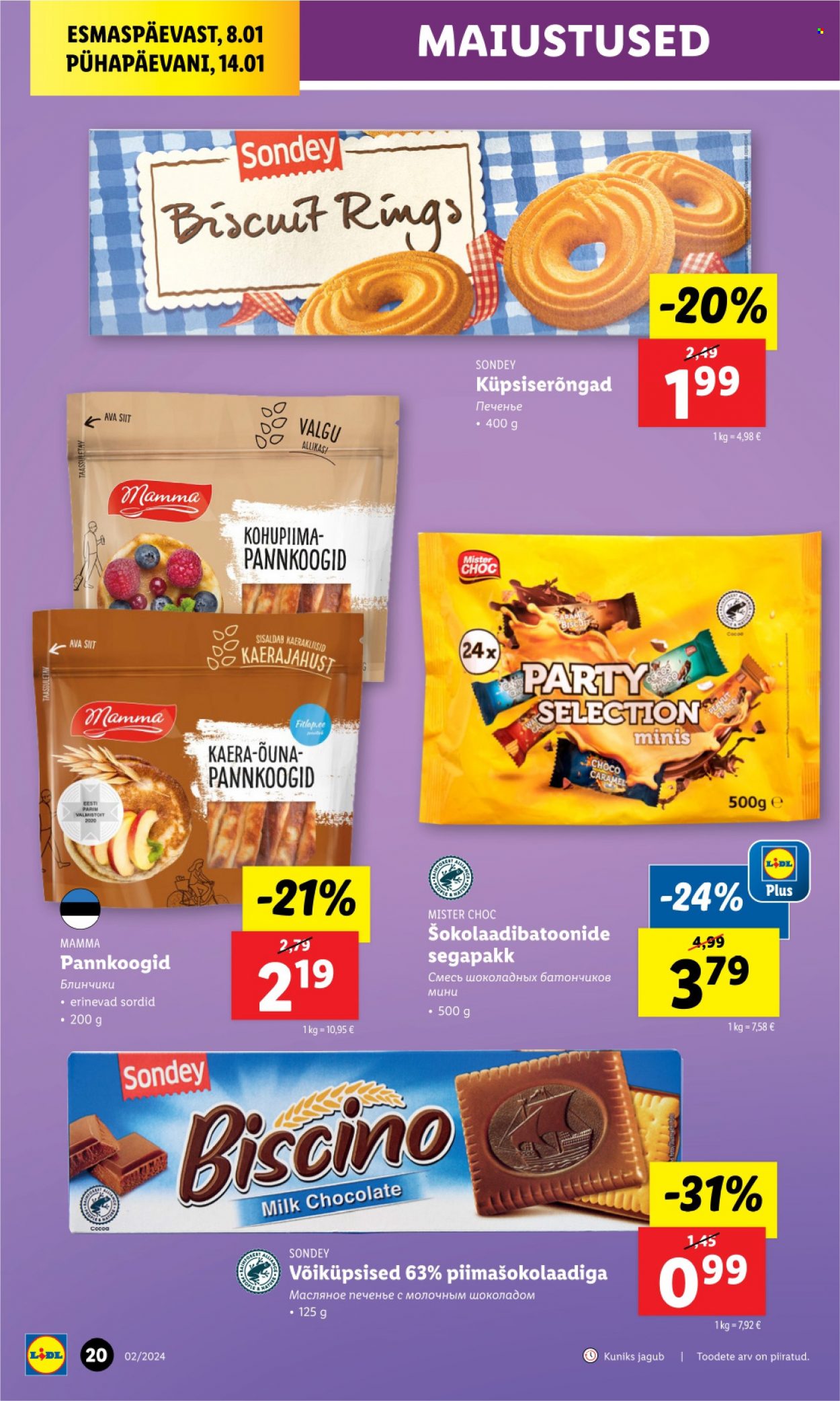Lidl kliendileht - 08.01.2024 - 14.01.2024. Lehekülg 20