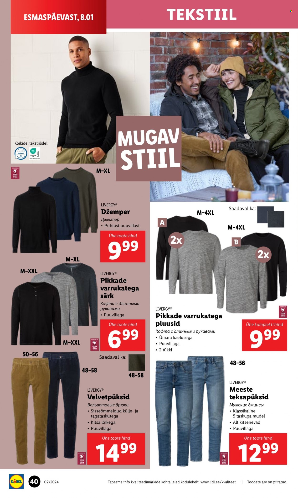 Lidl kliendileht - 08.01.2024 - 14.01.2024. Lehekülg 40