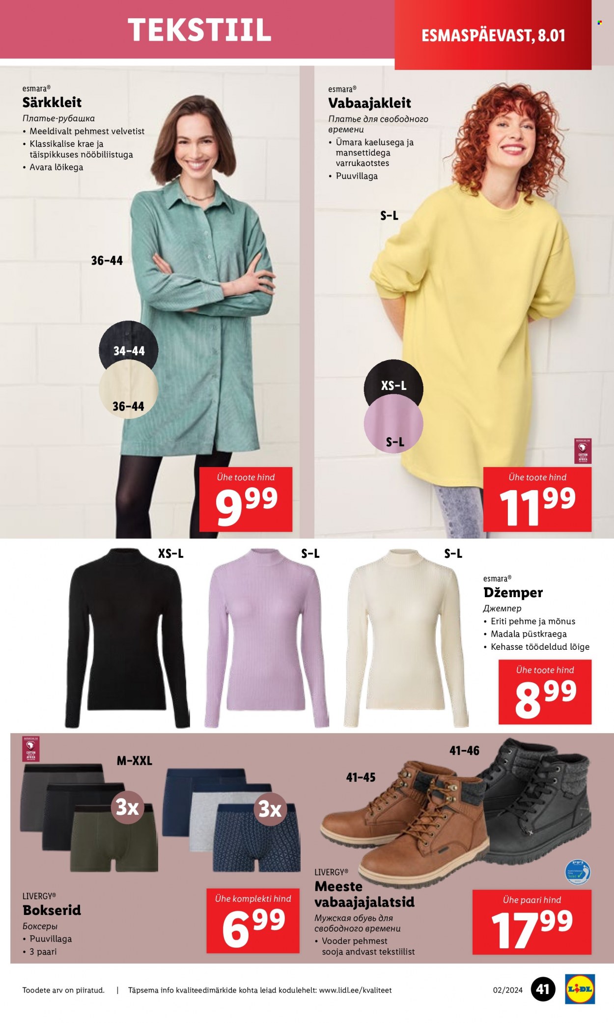 Lidl kliendileht - 08.01.2024 - 14.01.2024. Lehekülg 41