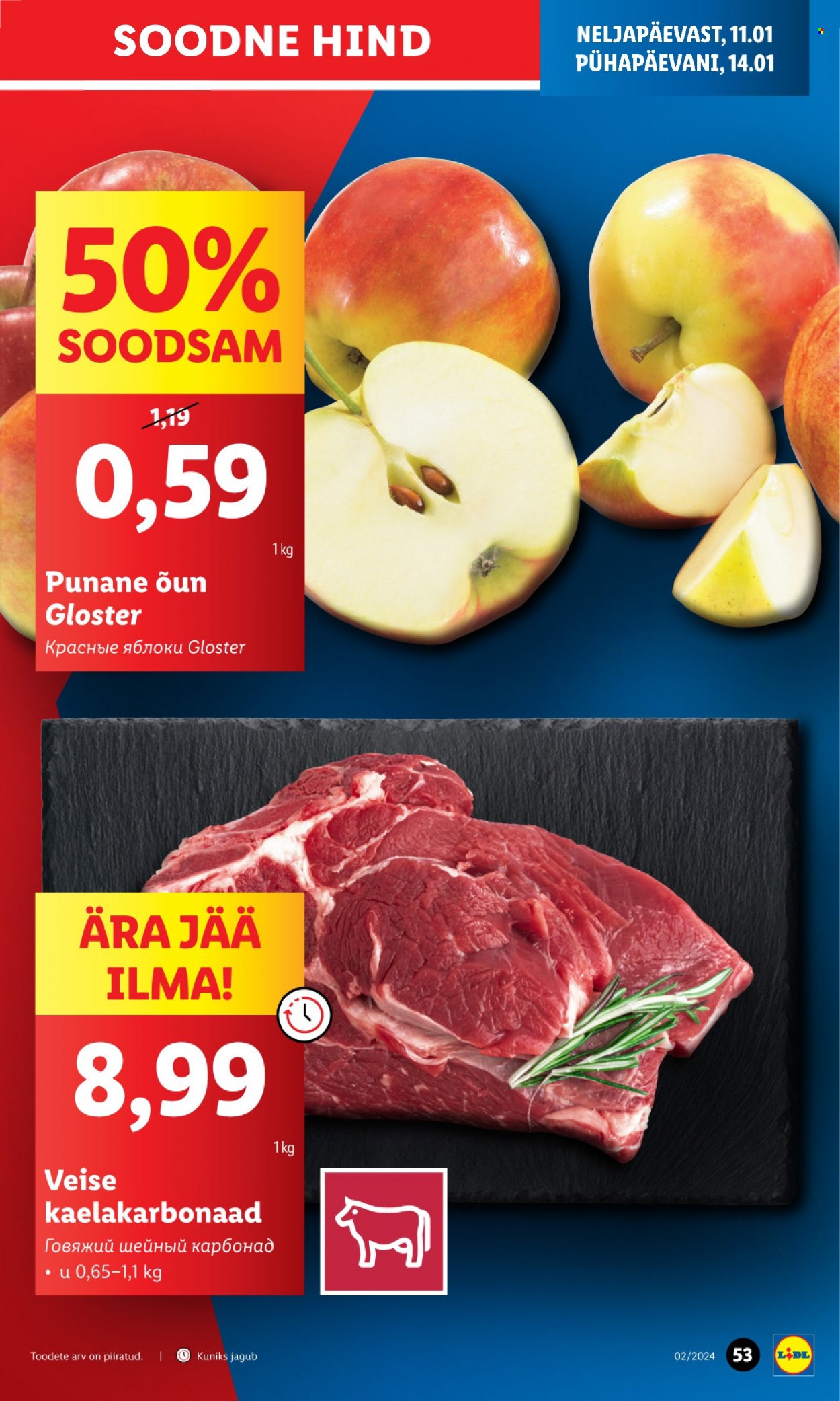 Lidl kliendileht - 08.01.2024 - 14.01.2024. Lehekülg 53