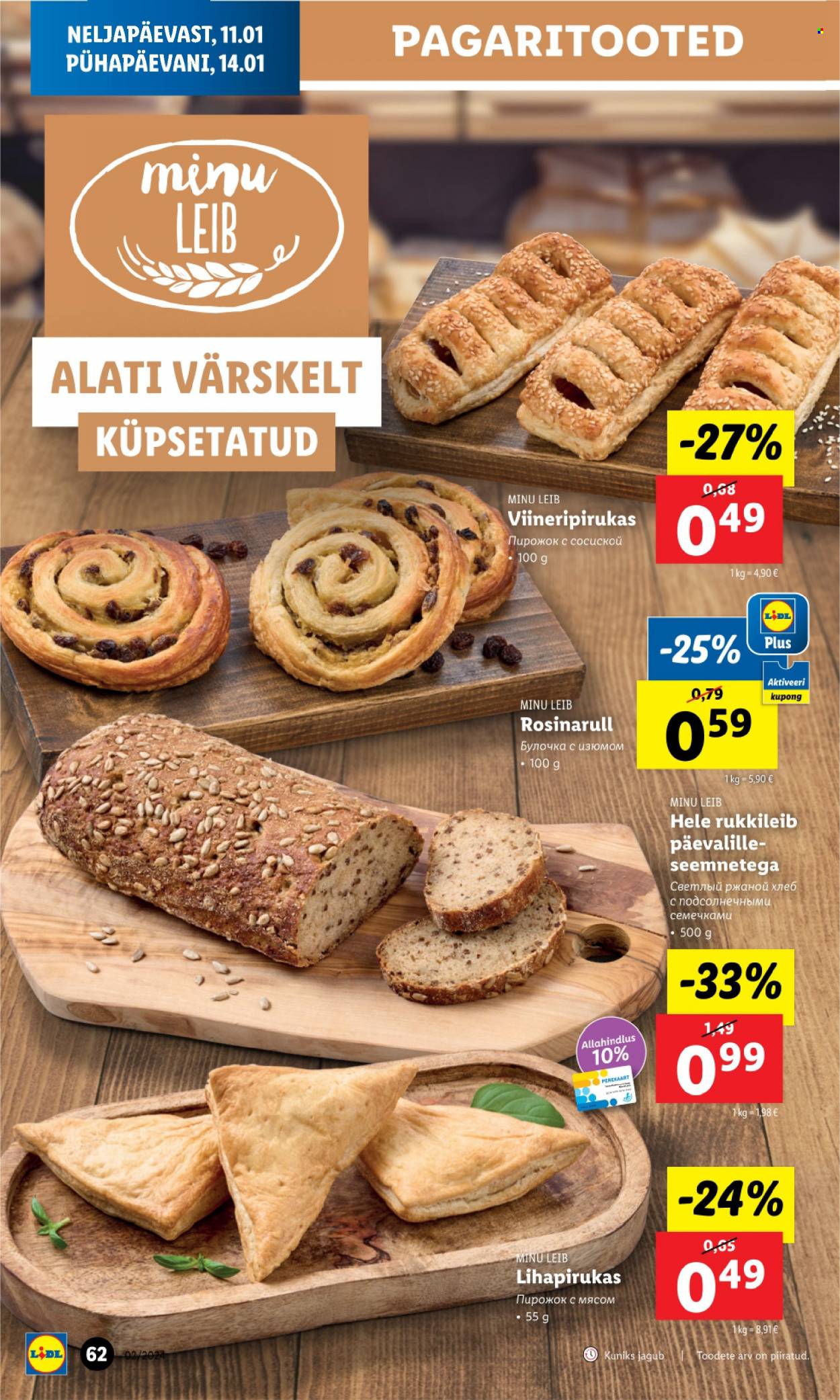 Lidl kliendileht - 08.01.2024 - 14.01.2024. Lehekülg 62