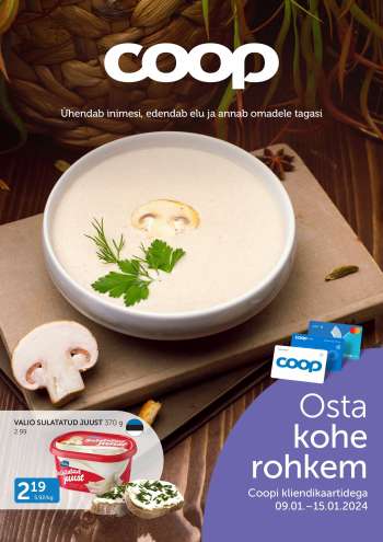 Kaupluse Coop kliendileht - 09.01.2024 - 15.01.2024.