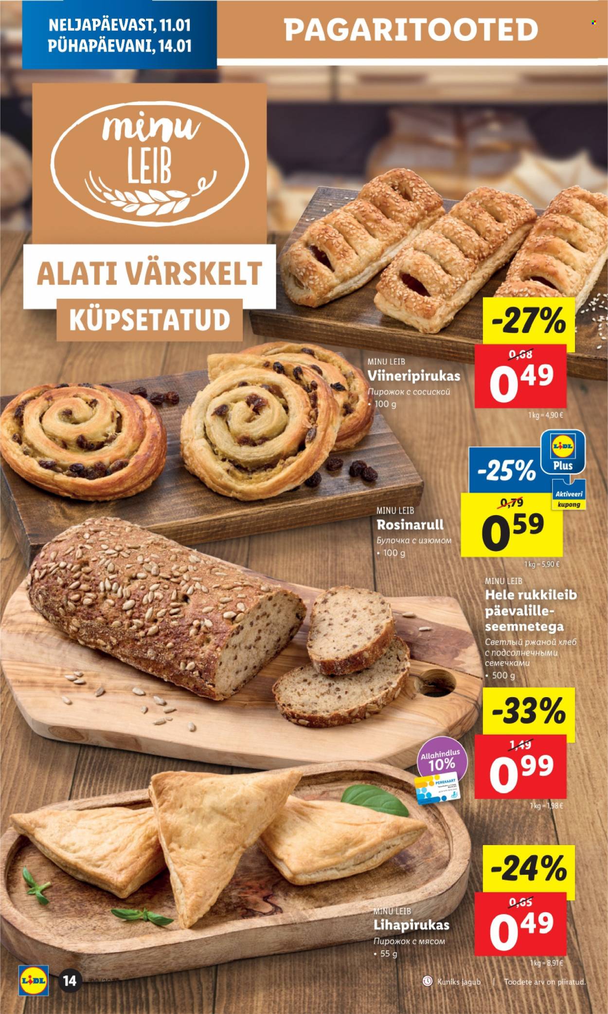 Lidl kliendileht - 11.01.2024 - 14.01.2024. Lehekülg 14