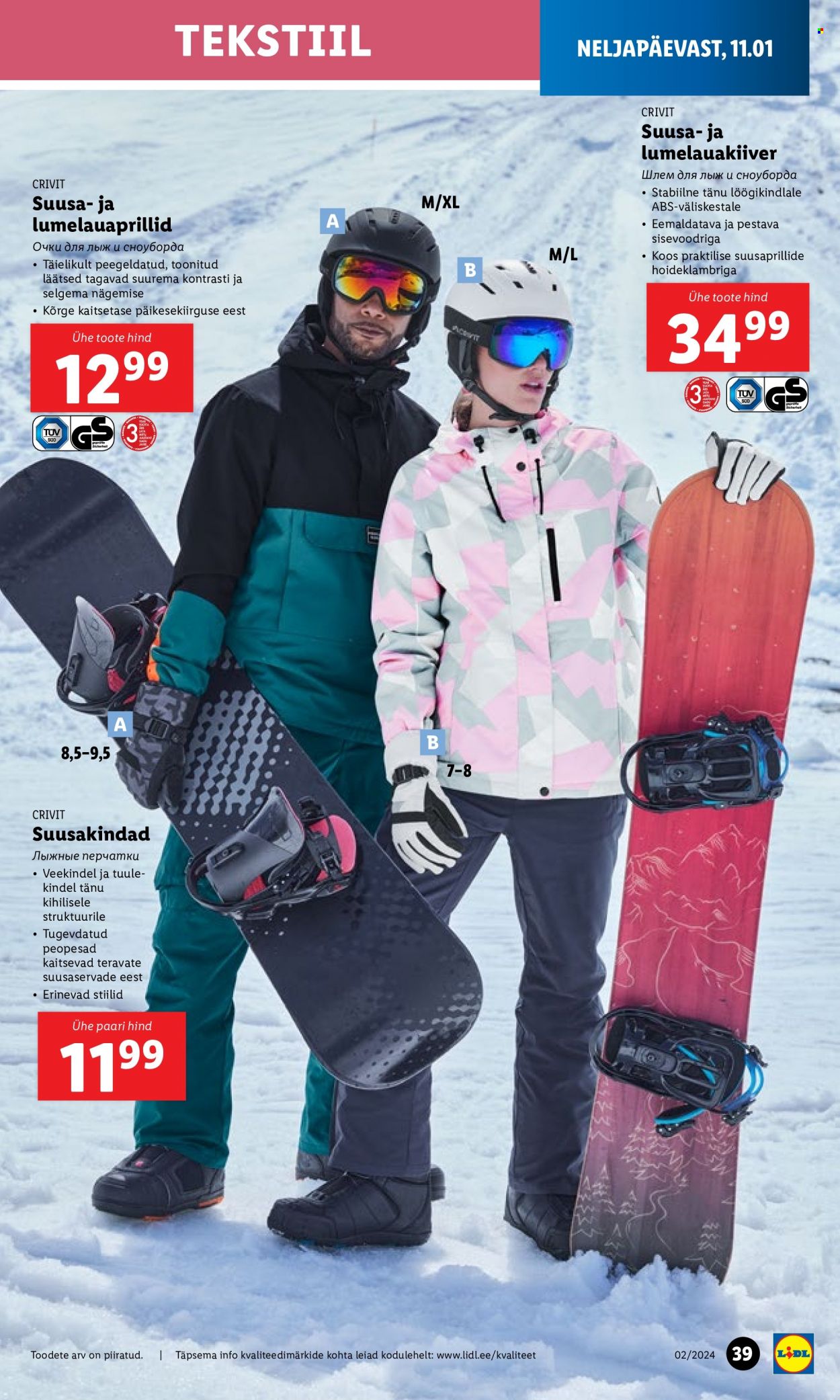 Lidl kliendileht - 11.01.2024 - 14.01.2024. Lehekülg 39