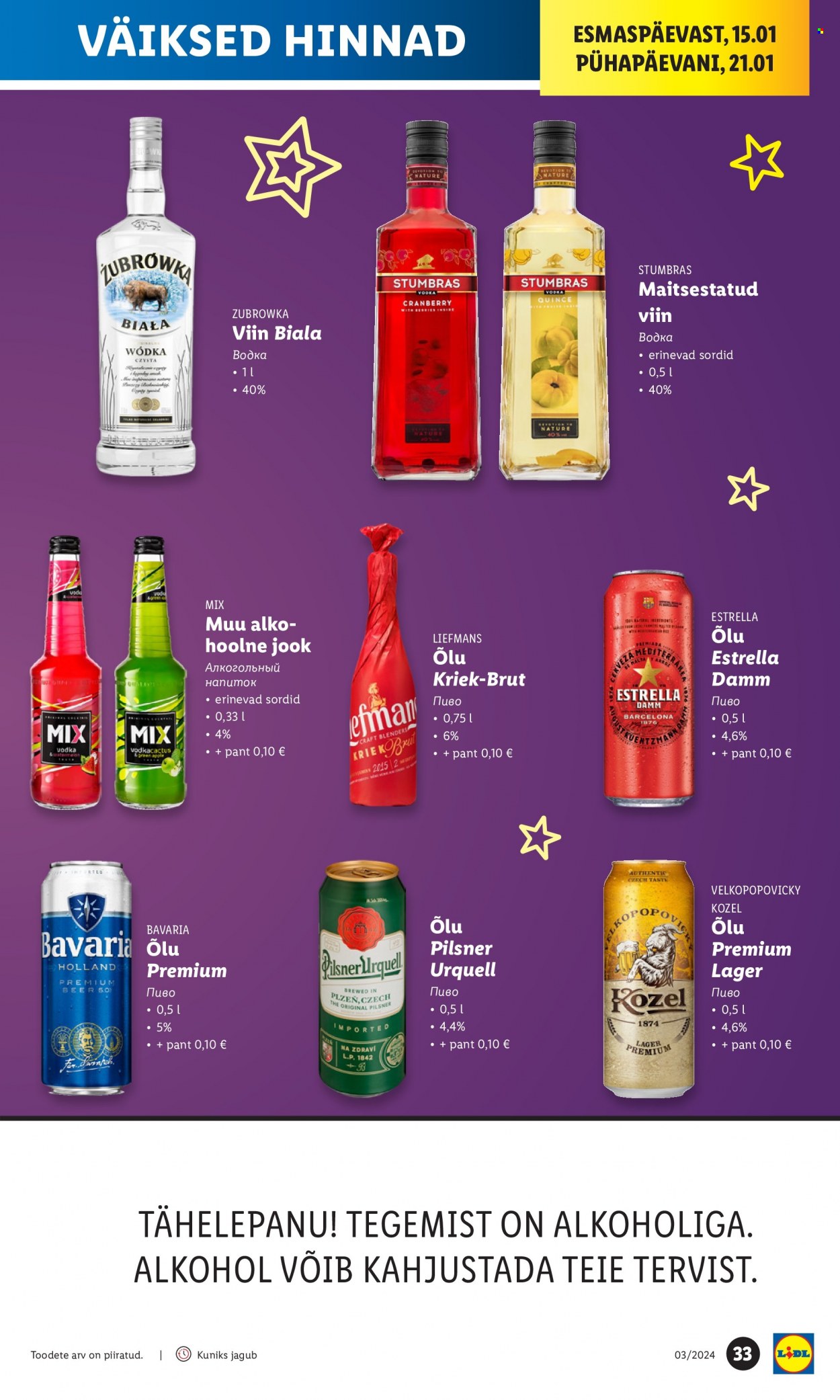 Lidl kliendileht - 15.01.2024 - 21.01.2024. Lehekülg 33