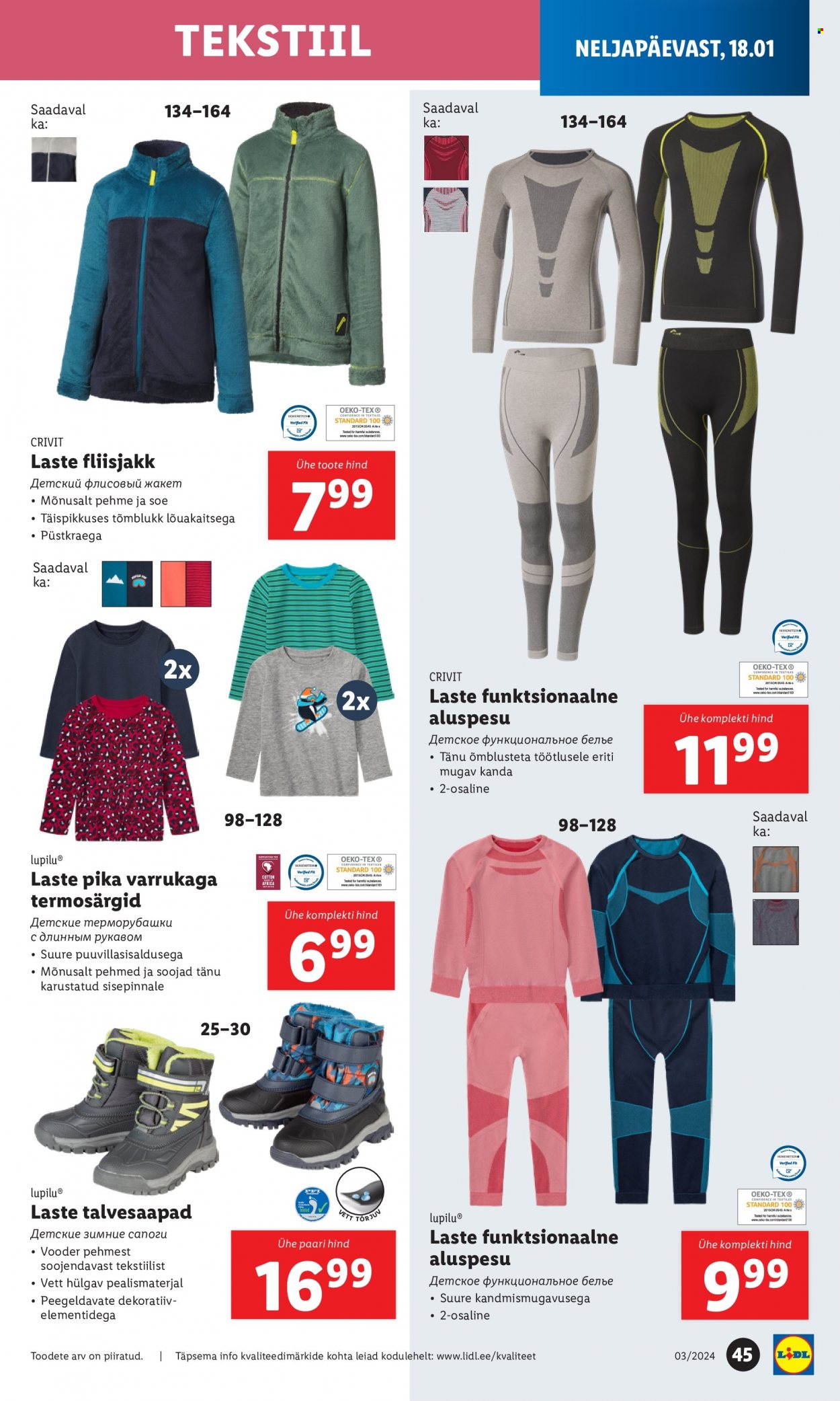 Lidl kliendileht - 15.01.2024 - 21.01.2024. Lehekülg 45