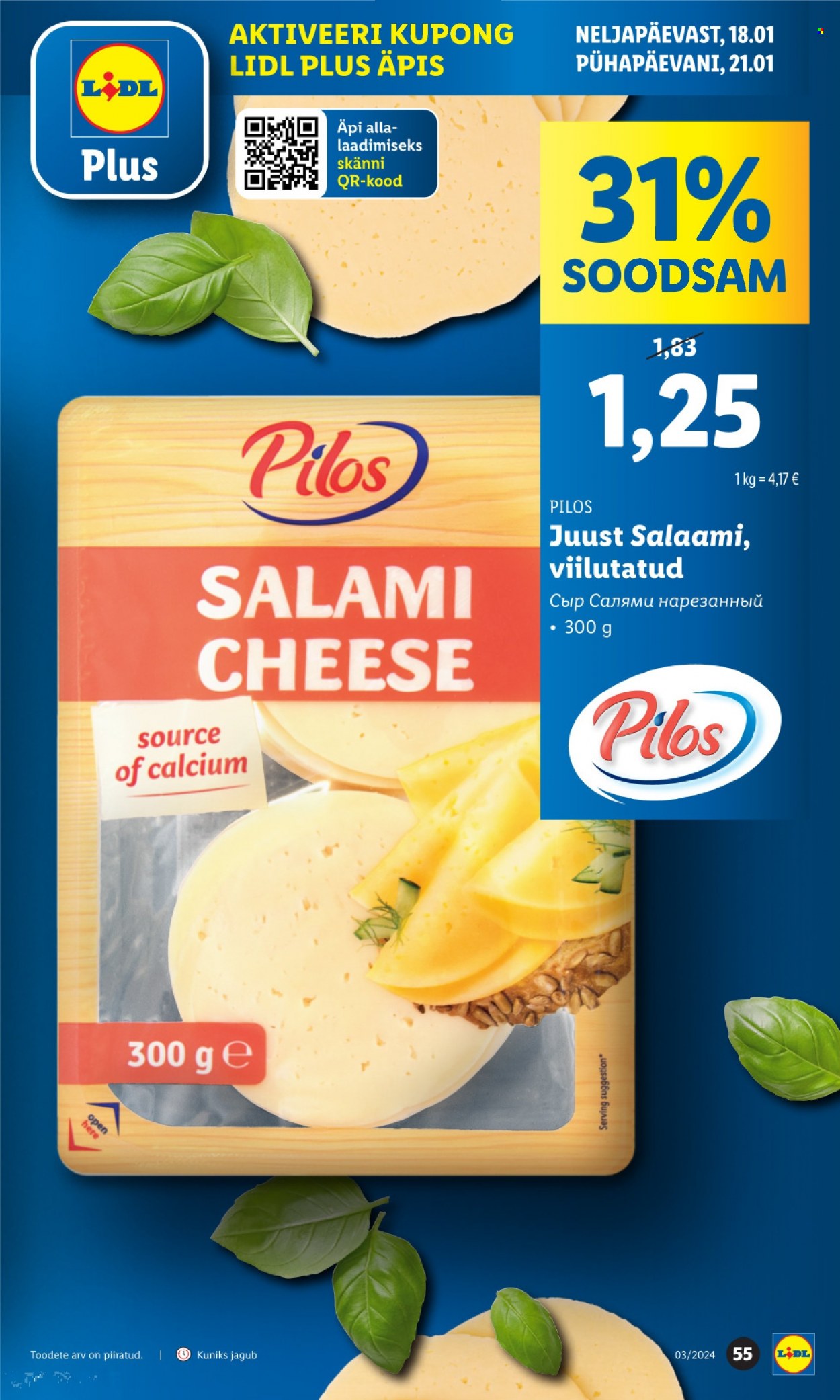 Lidl kliendileht - 15.01.2024 - 21.01.2024. Lehekülg 55