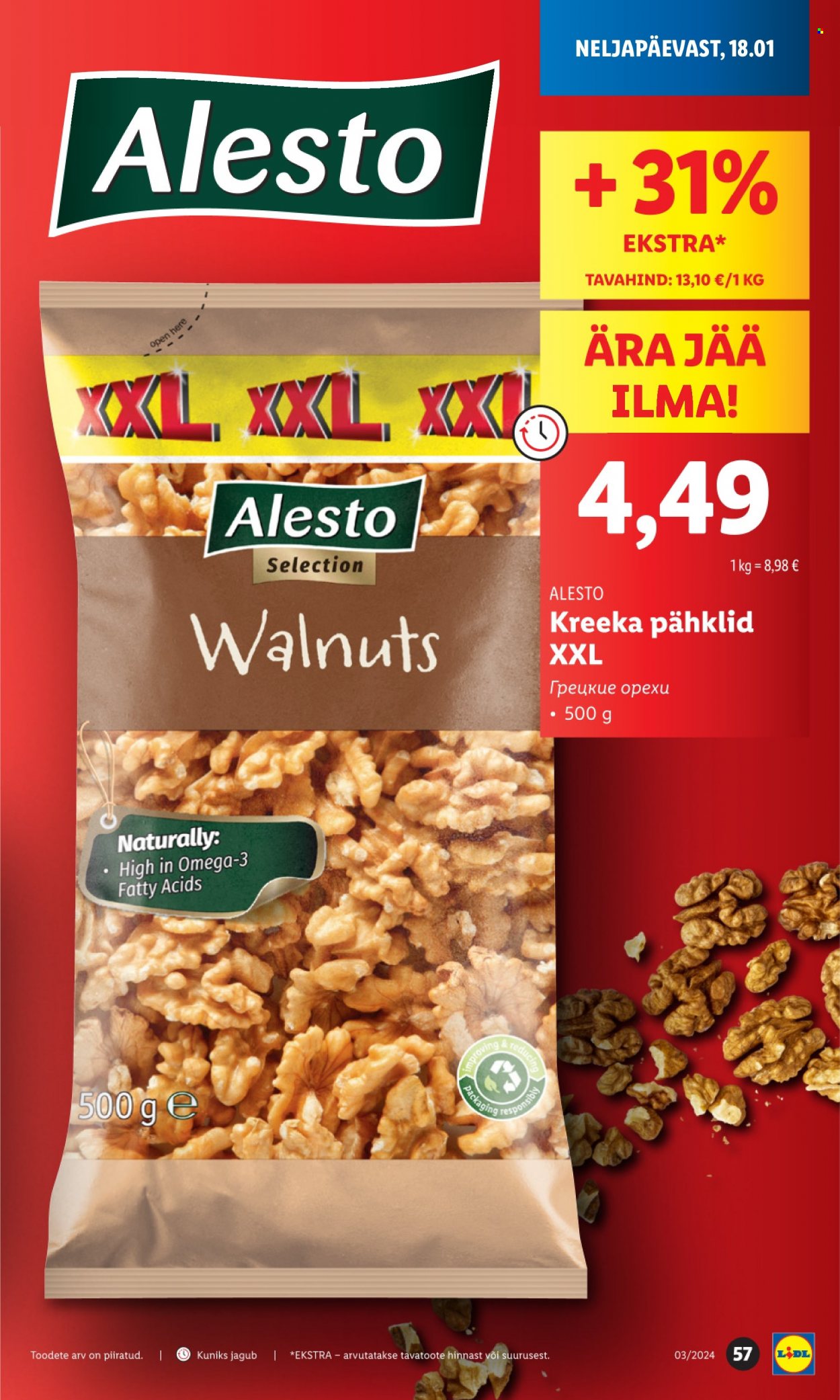 Lidl kliendileht - 15.01.2024 - 21.01.2024. Lehekülg 57