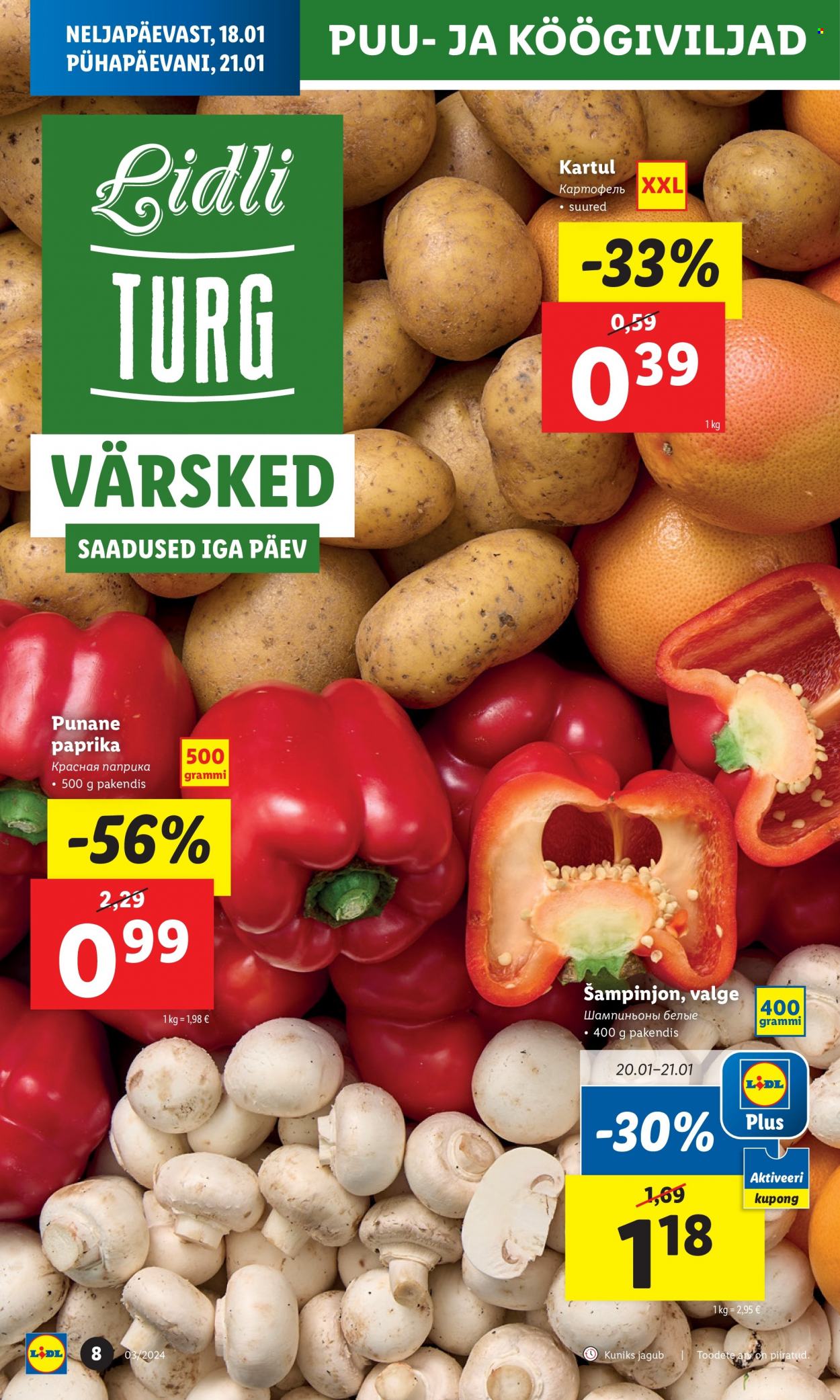 Lidl kliendileht - 18.01.2024 - 21.01.2024. Lehekülg 8