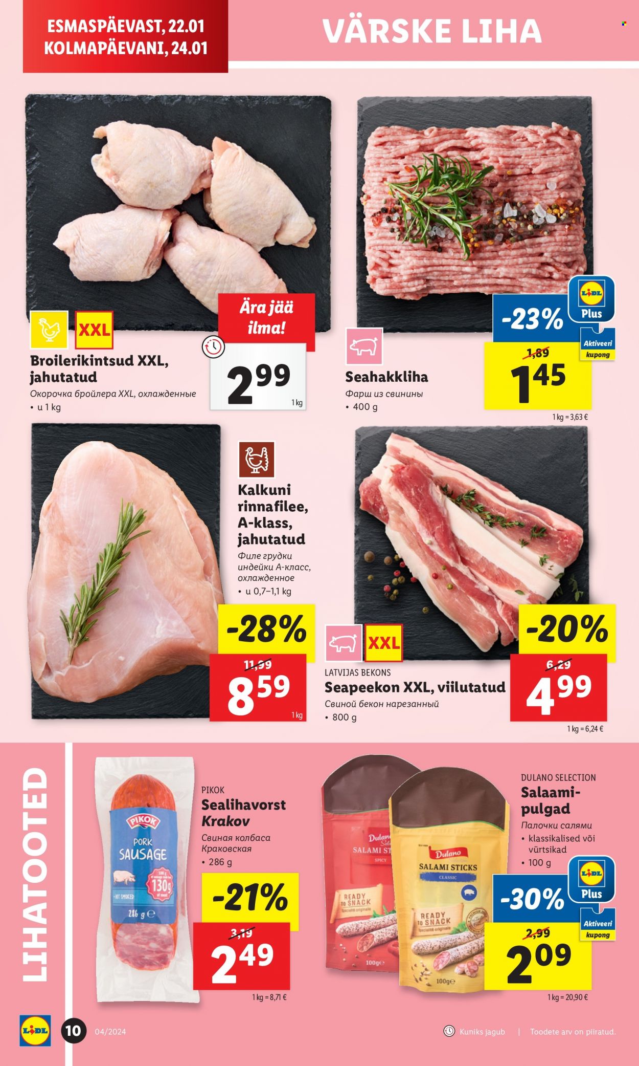 Lidl kliendileht - 22.01.2024 - 28.01.2024. Lehekülg 10