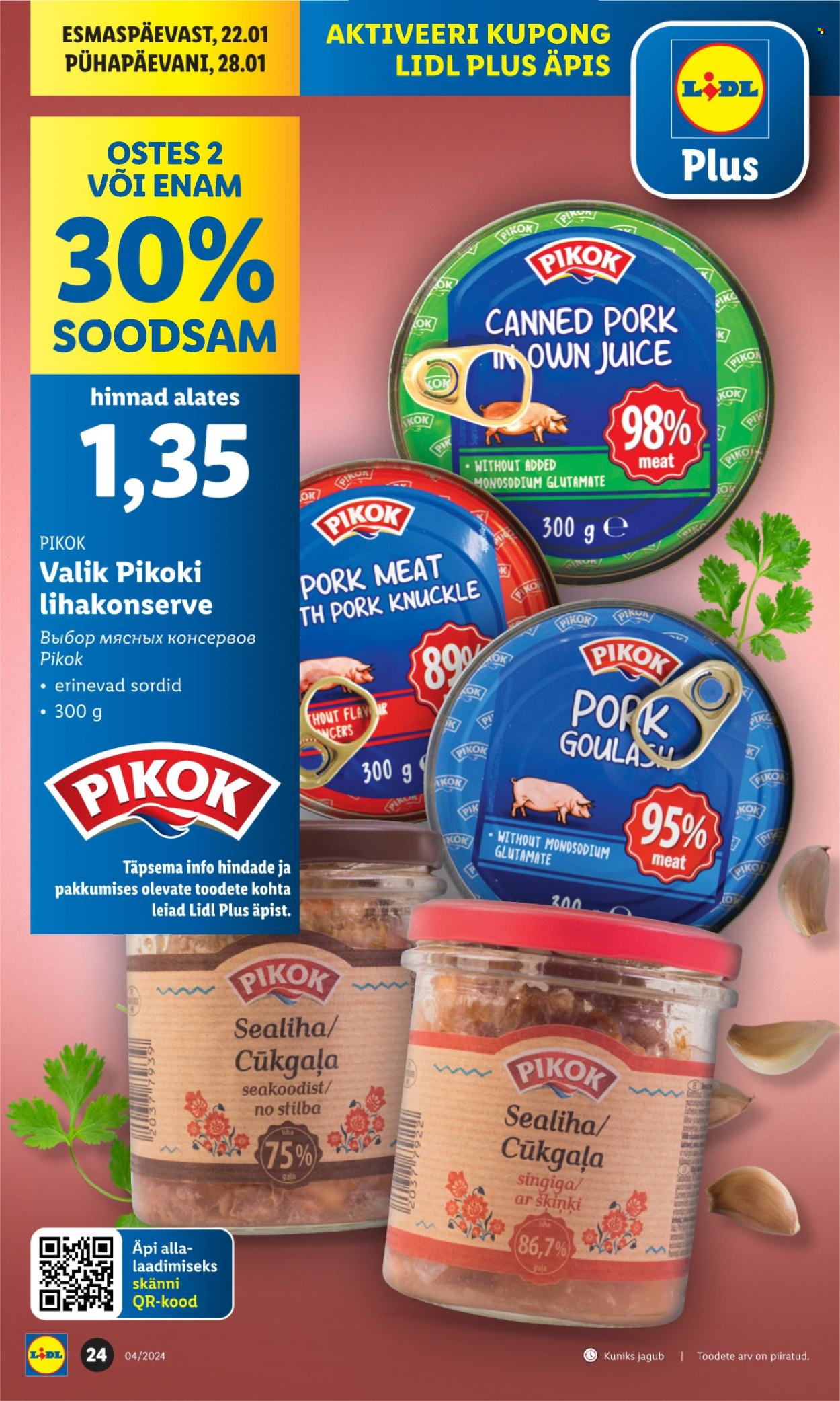 Lidl kliendileht - 22.01.2024 - 28.01.2024. Lehekülg 24