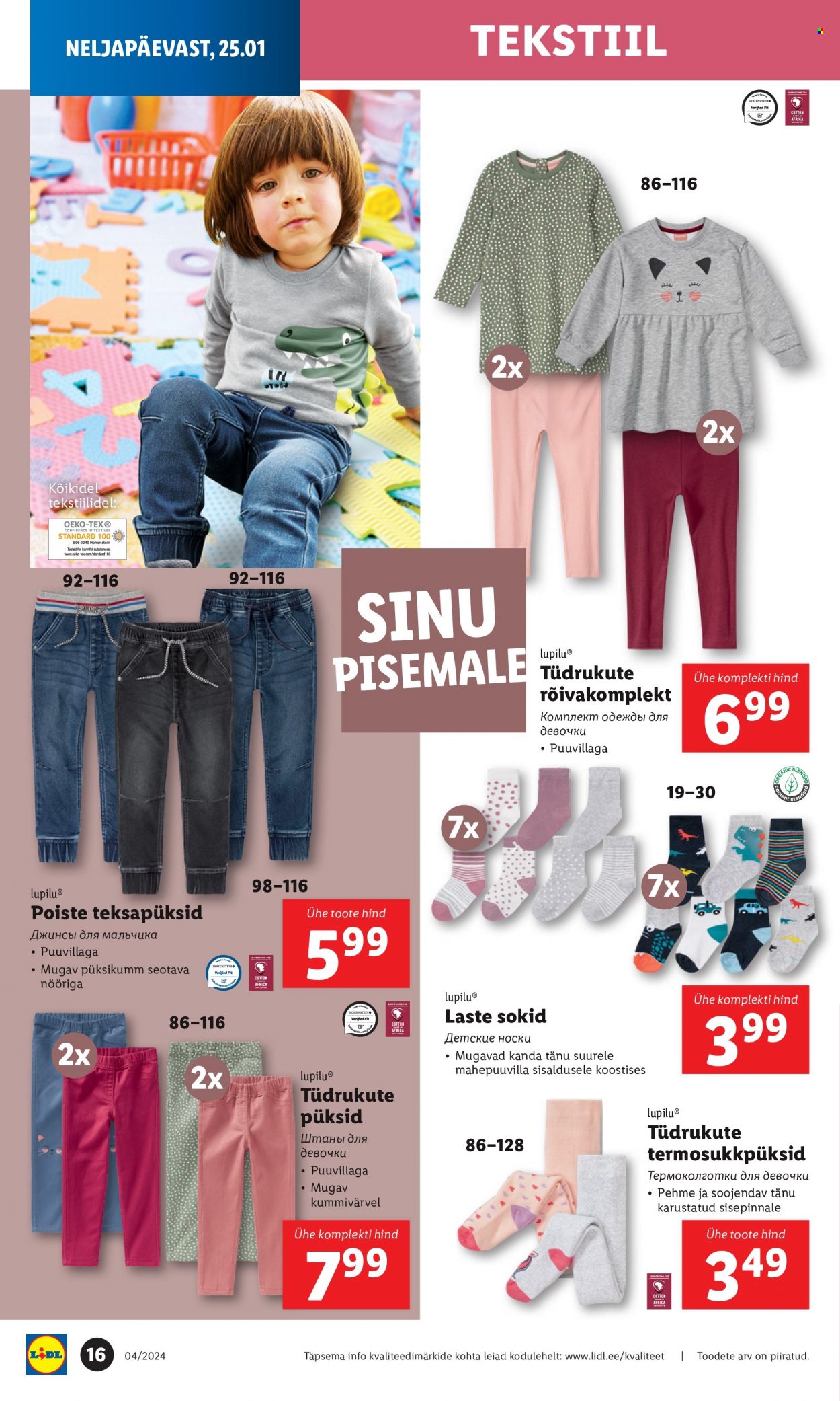 Lidl kliendileht - 20.01.2024 - 25.01.2024. Lehekülg 16