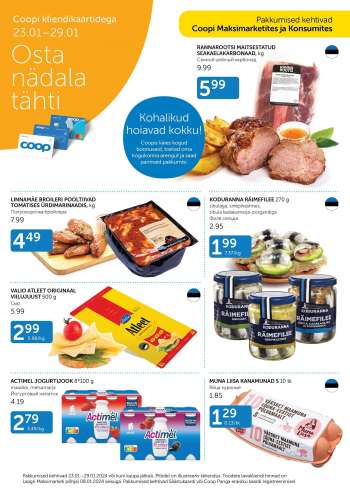 Kaupluse Coop kliendileht - 23.01.2024 - 29.01.2024.