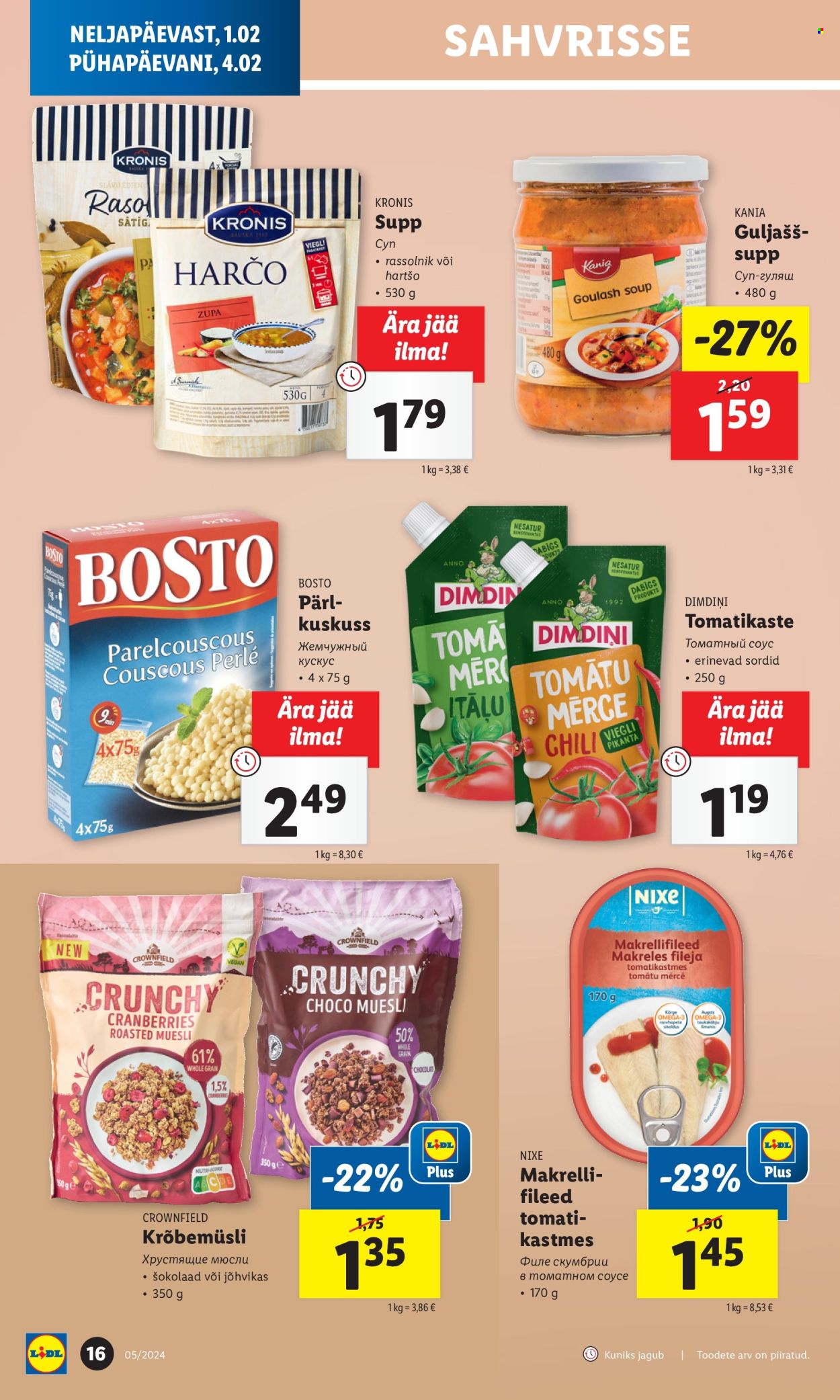 Lidl kliendileht - 01.02.2024 - 04.02.2024. Lehekülg 16