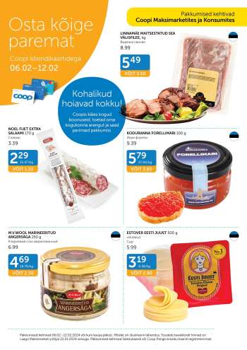 Kaupluse Coop kliendileht - 06.02.2024 - 12.02.2024.