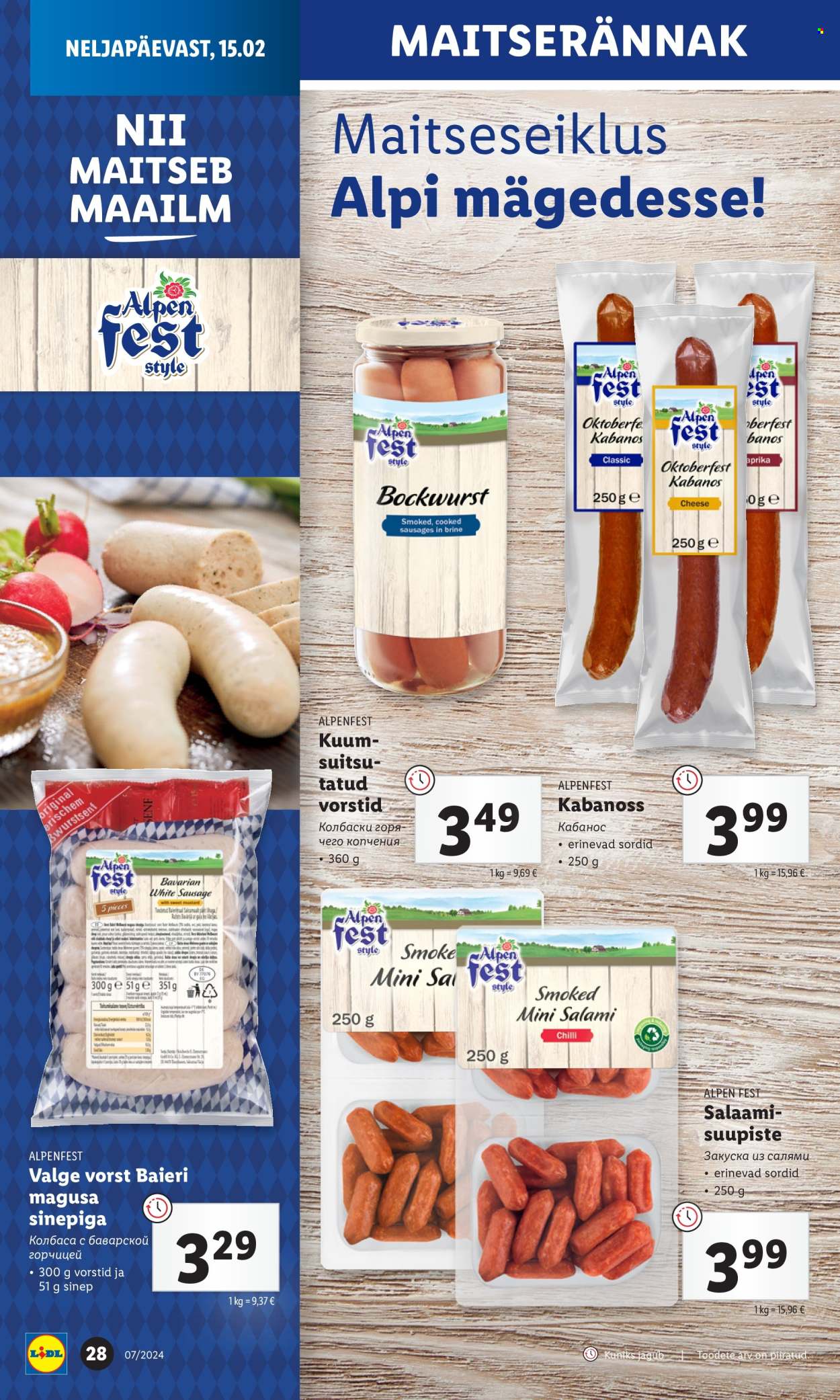 Lidl kliendileht - 15.02.2024 - 18.02.2024. Lehekülg 28