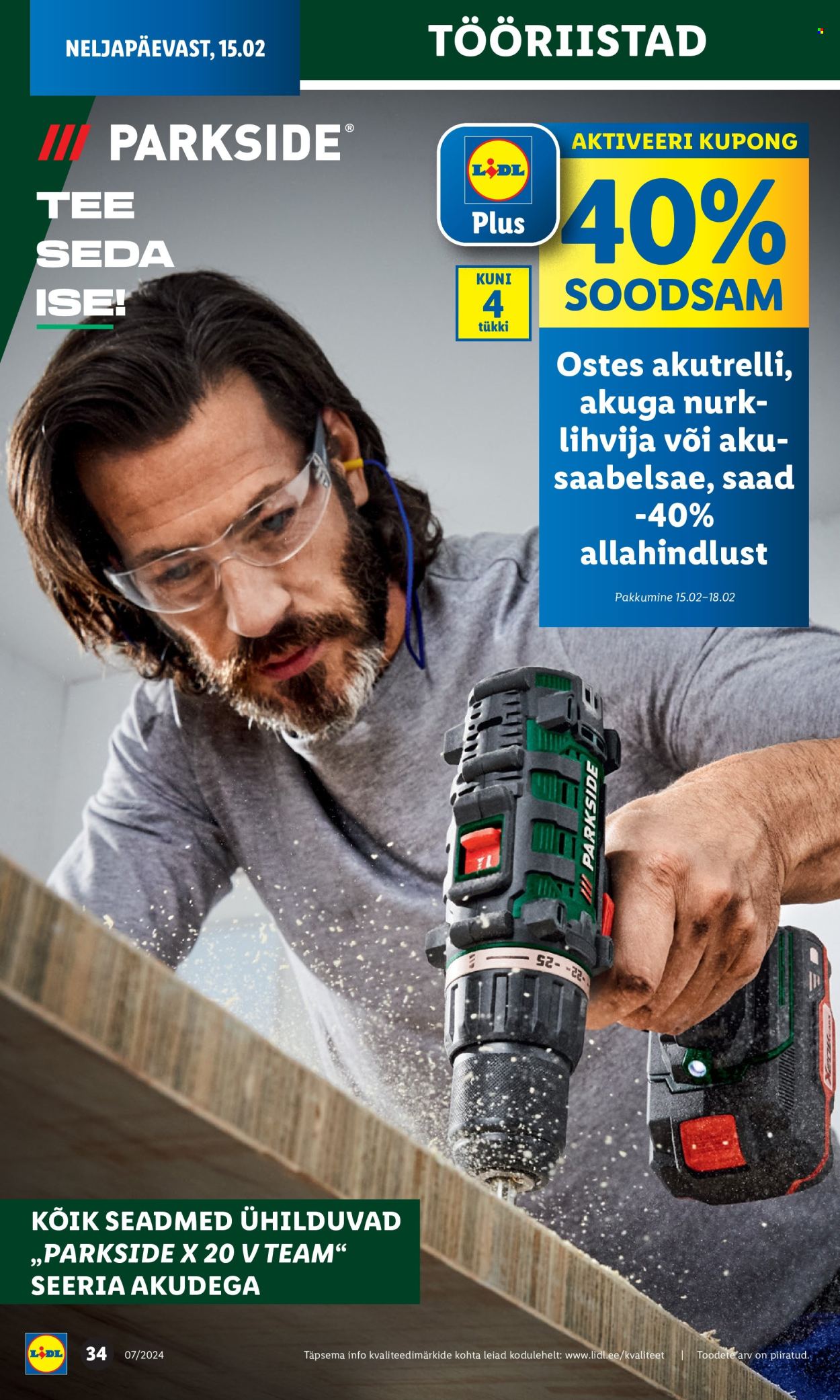 Lidl kliendileht - 15.02.2024 - 18.02.2024. Lehekülg 34