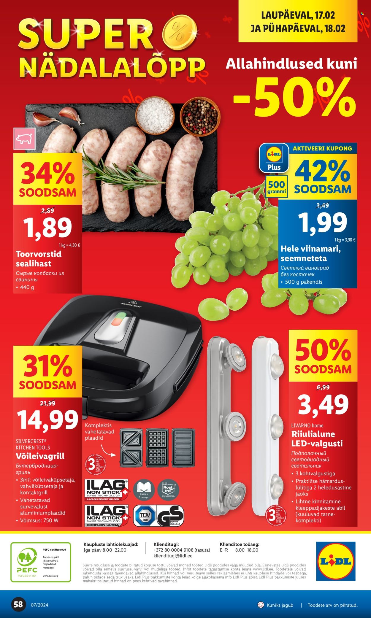 Lidl kliendileht - 15.02.2024 - 18.02.2024. Lehekülg 58
