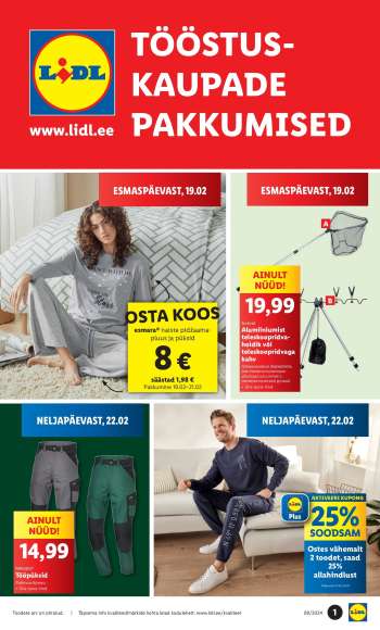 Kaupluse Lidl kliendileht - 19.02.2024 - 25.02.2024.