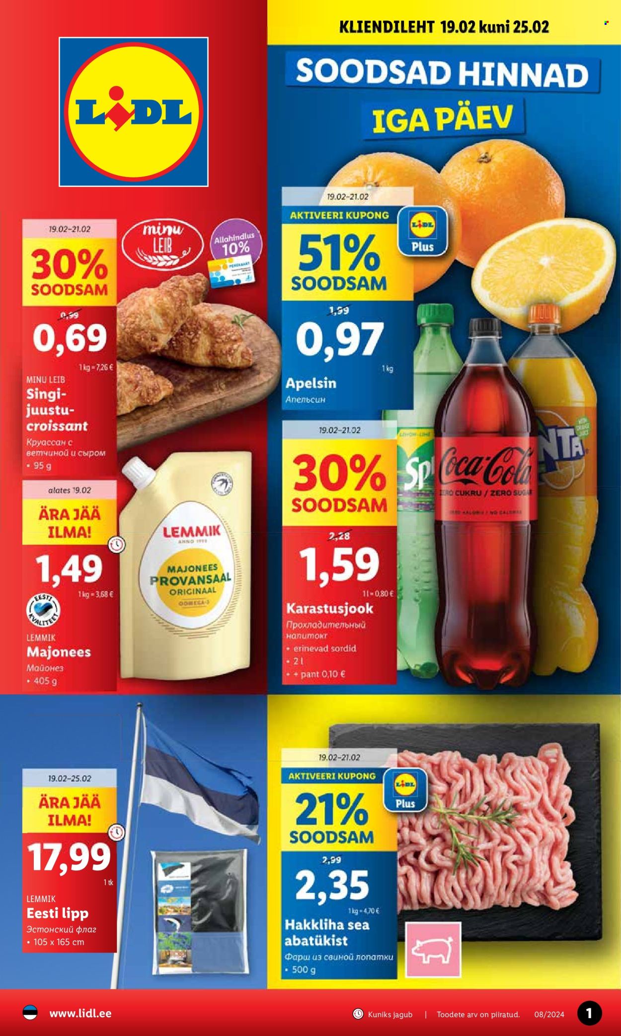 Lidl kliendileht - 19.02.2024 - 25.02.2024. Lehekülg 1