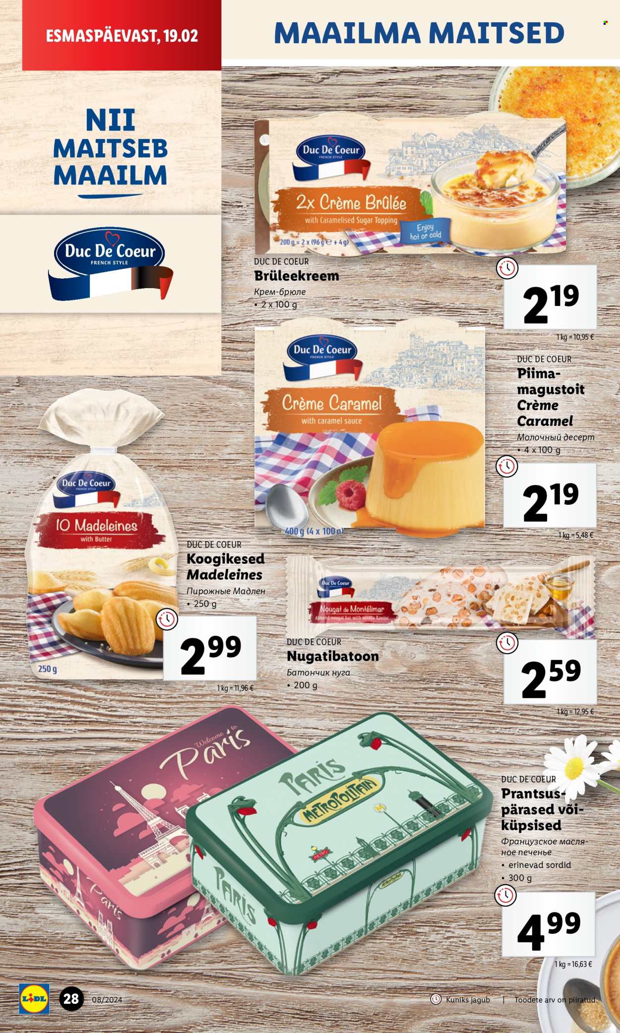 Lidl kliendileht - 19.02.2024 - 25.02.2024. Lehekülg 28